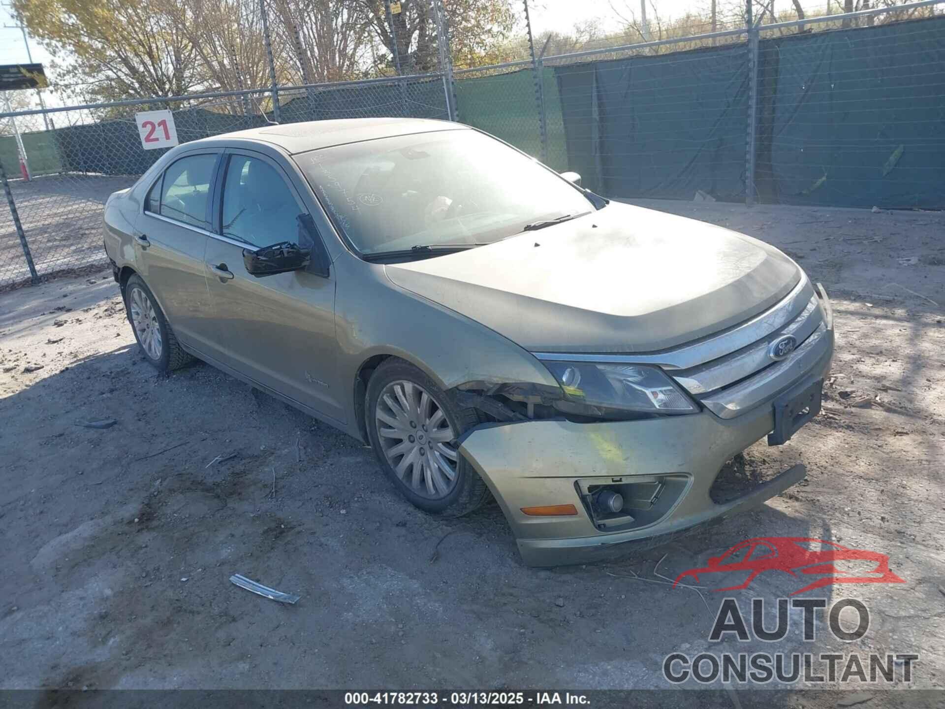 FORD FUSION HYBRID 2012 - 3FADP0L34CR395460