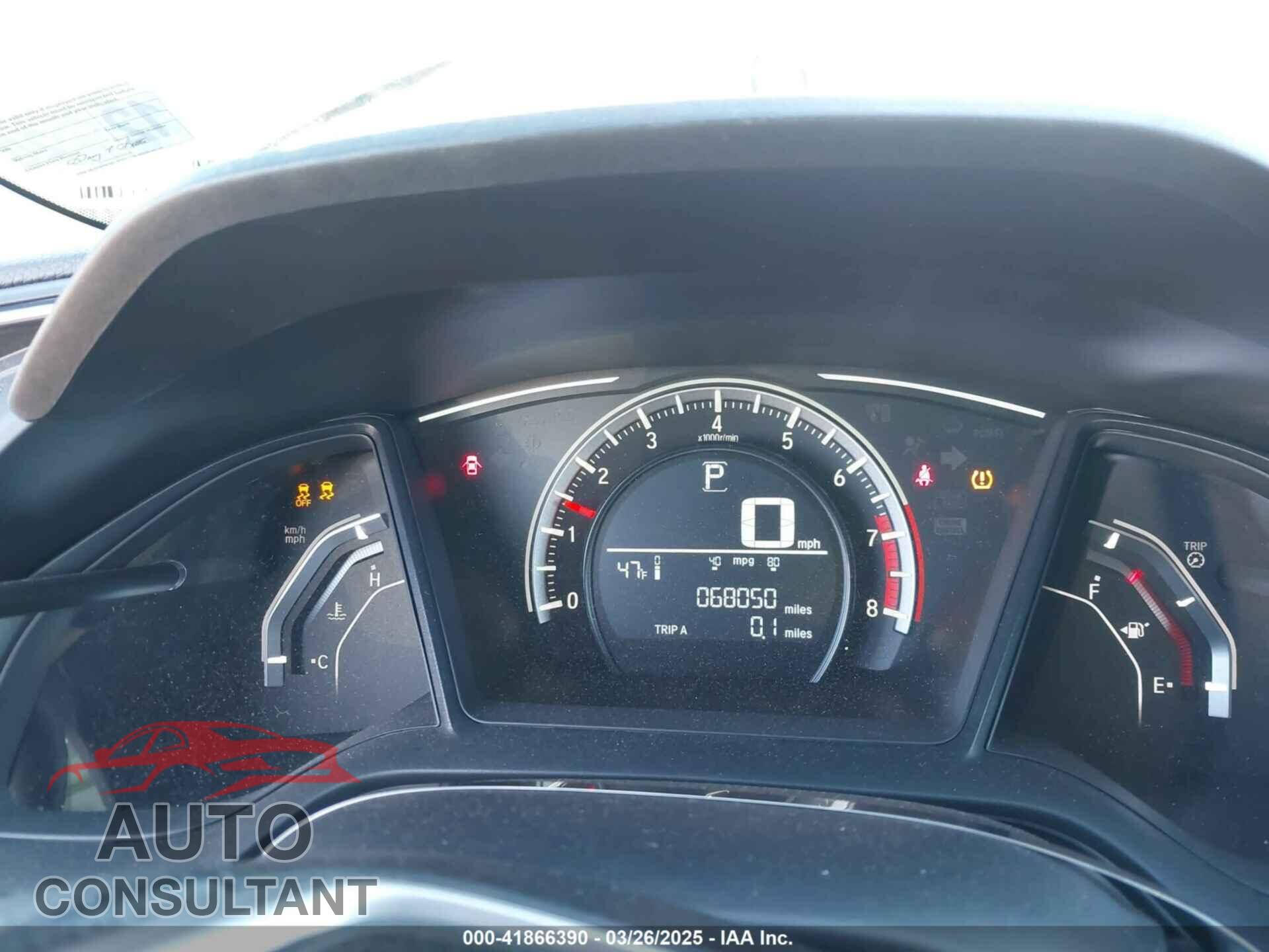 HONDA CIVIC 2017 - 19XFC2F52HE069033