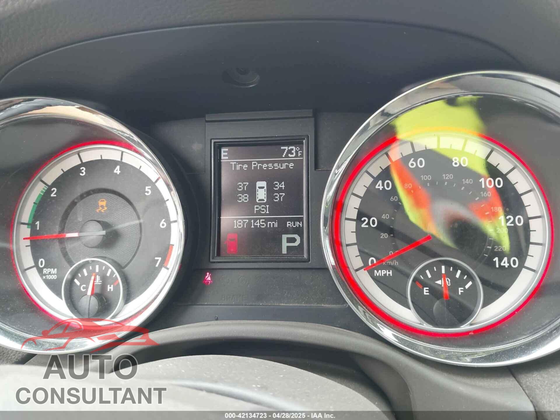 DODGE DURANGO 2013 - 1C4RDJDG0DC677496