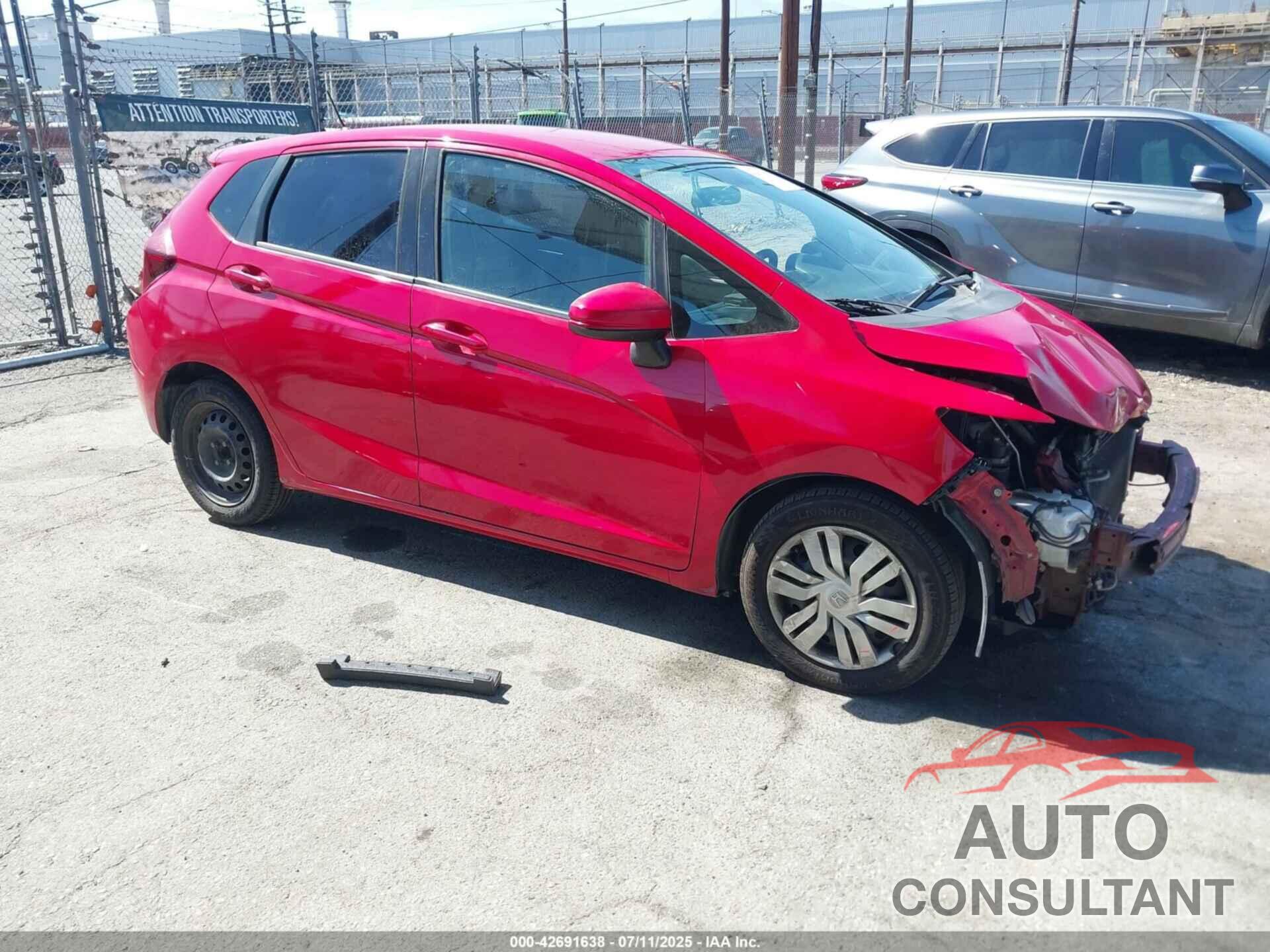 HONDA FIT 2017 - 3HGGK5G51HM705276