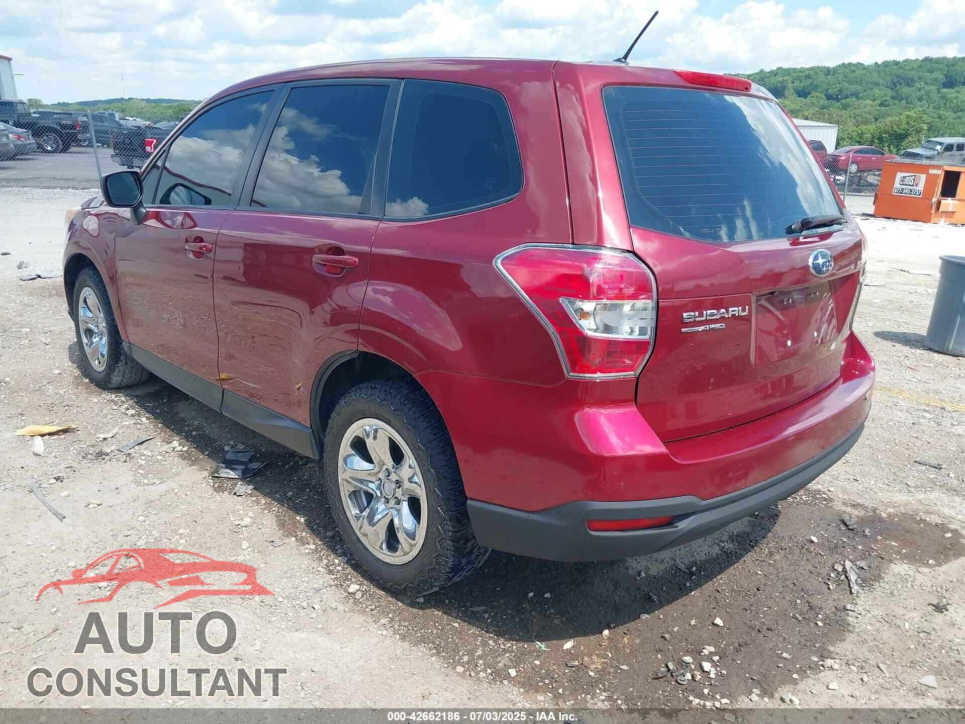 SUBARU FORESTER 2015 - JF2SJAAC7FH530725