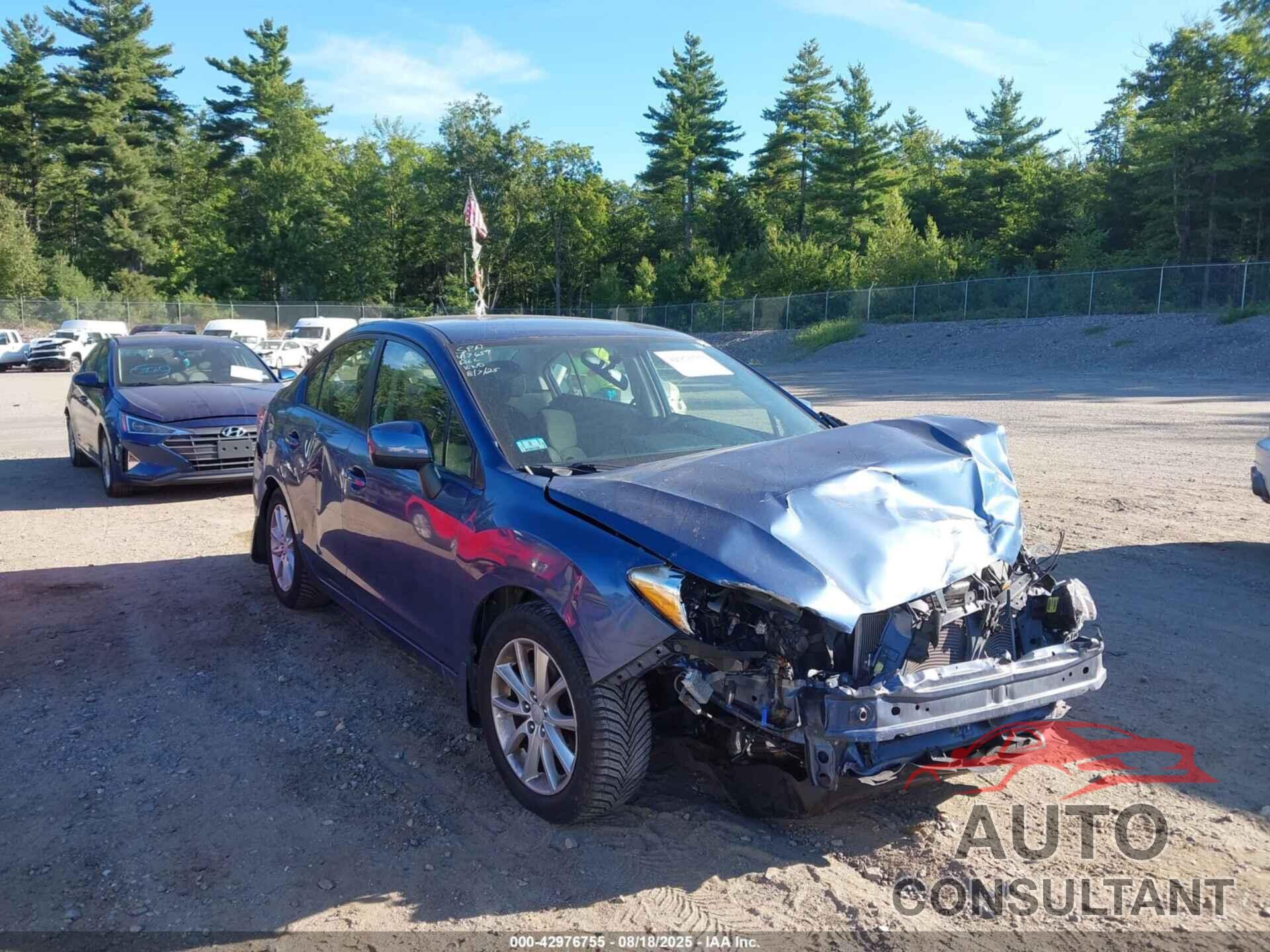 SUBARU IMPREZA 2013 - JF1GJAB60DH005408