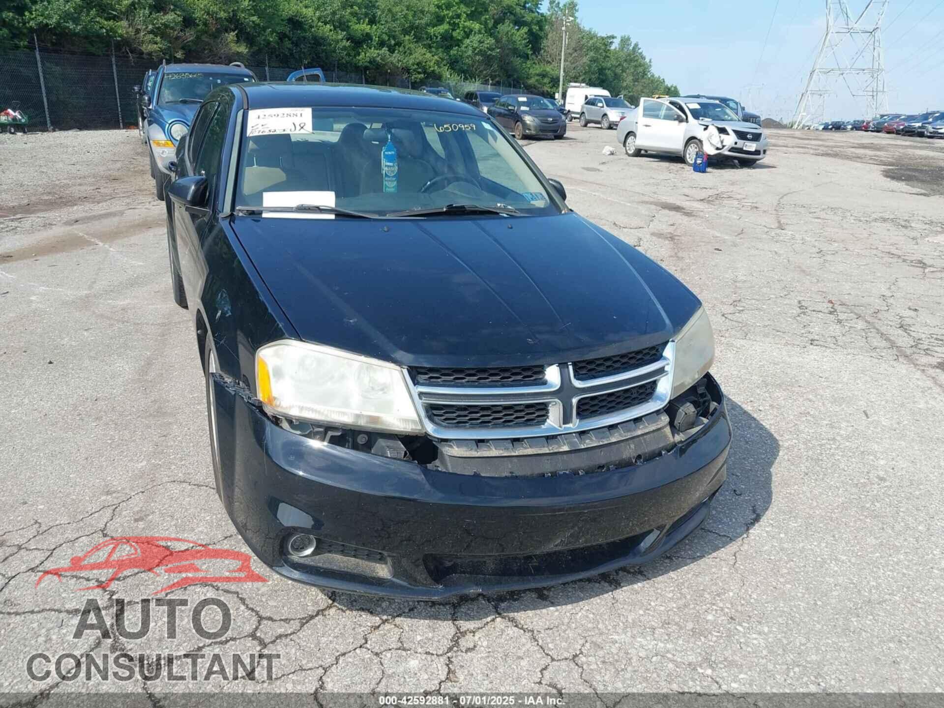 DODGE AVENGER 2013 - 1C3CDZCB7DN650959