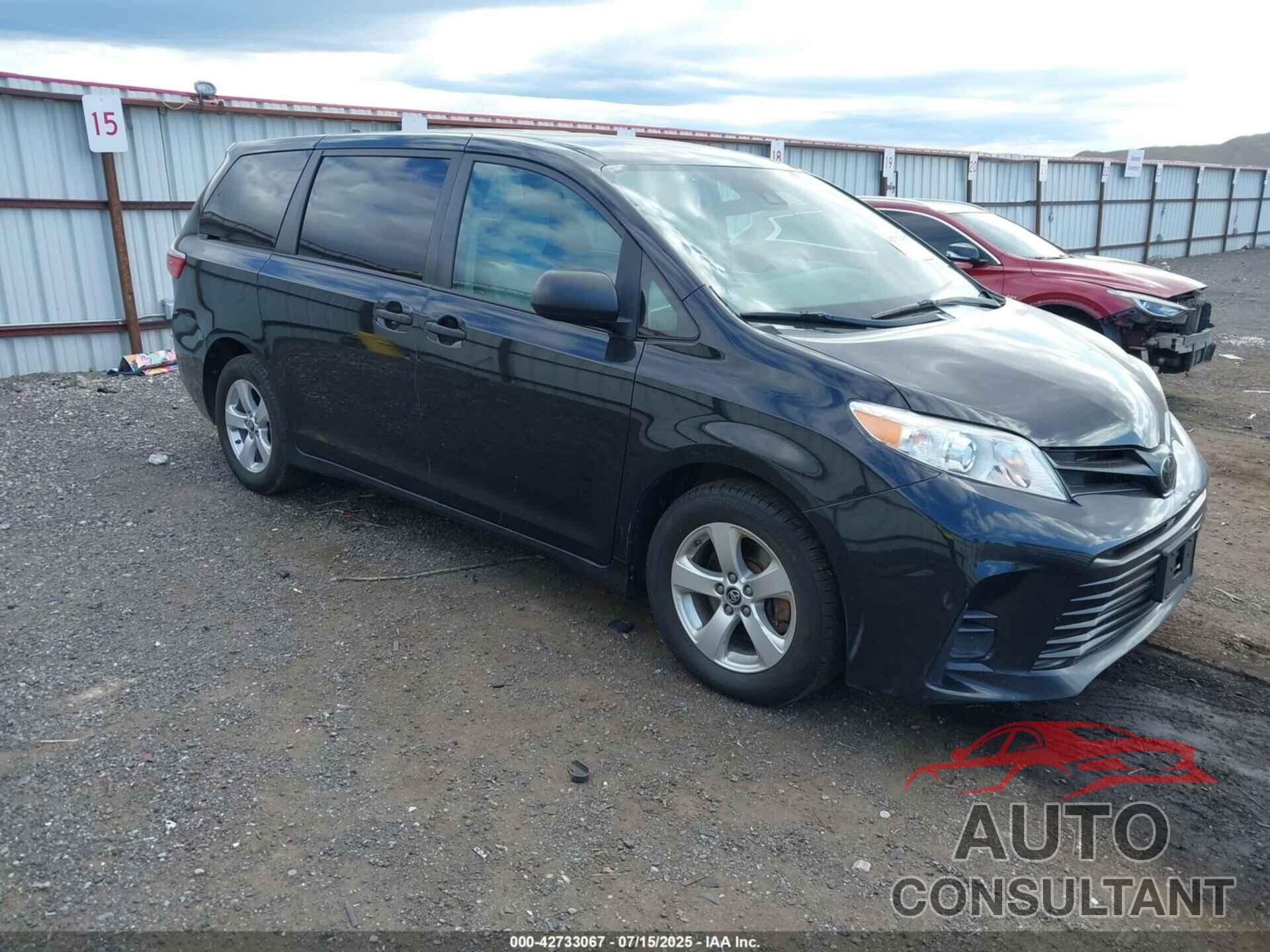 TOYOTA SIENNA 2020 - 5TDZZ3DC2LS039046