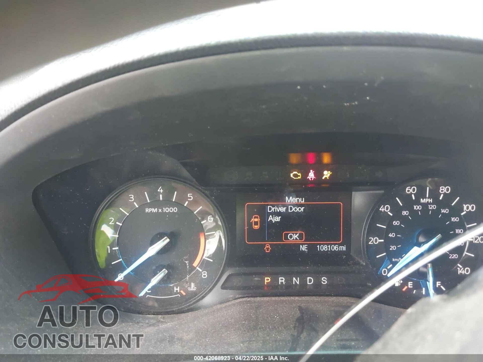 FORD EXPLORER 2016 - 1FM5K7B84GGC30214
