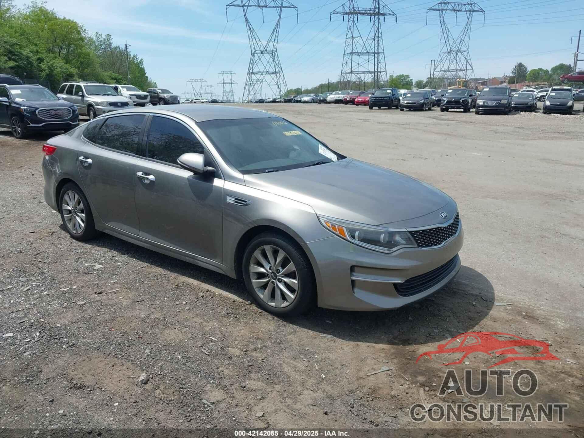 KIA OPTIMA 2016 - 5XXGU4L33GG090012