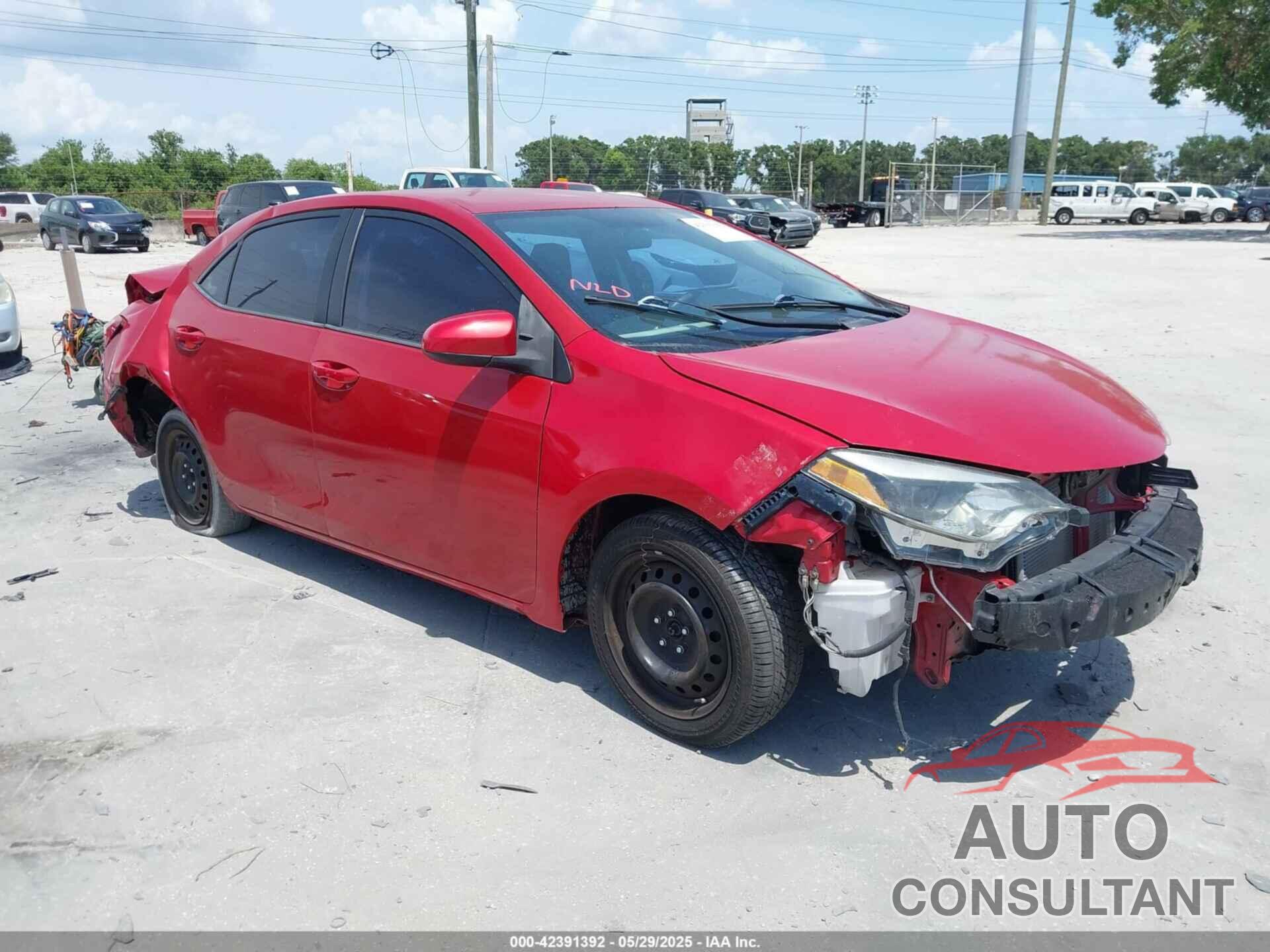 TOYOTA COROLLA 2014 - 5YFBURHE4EP044761