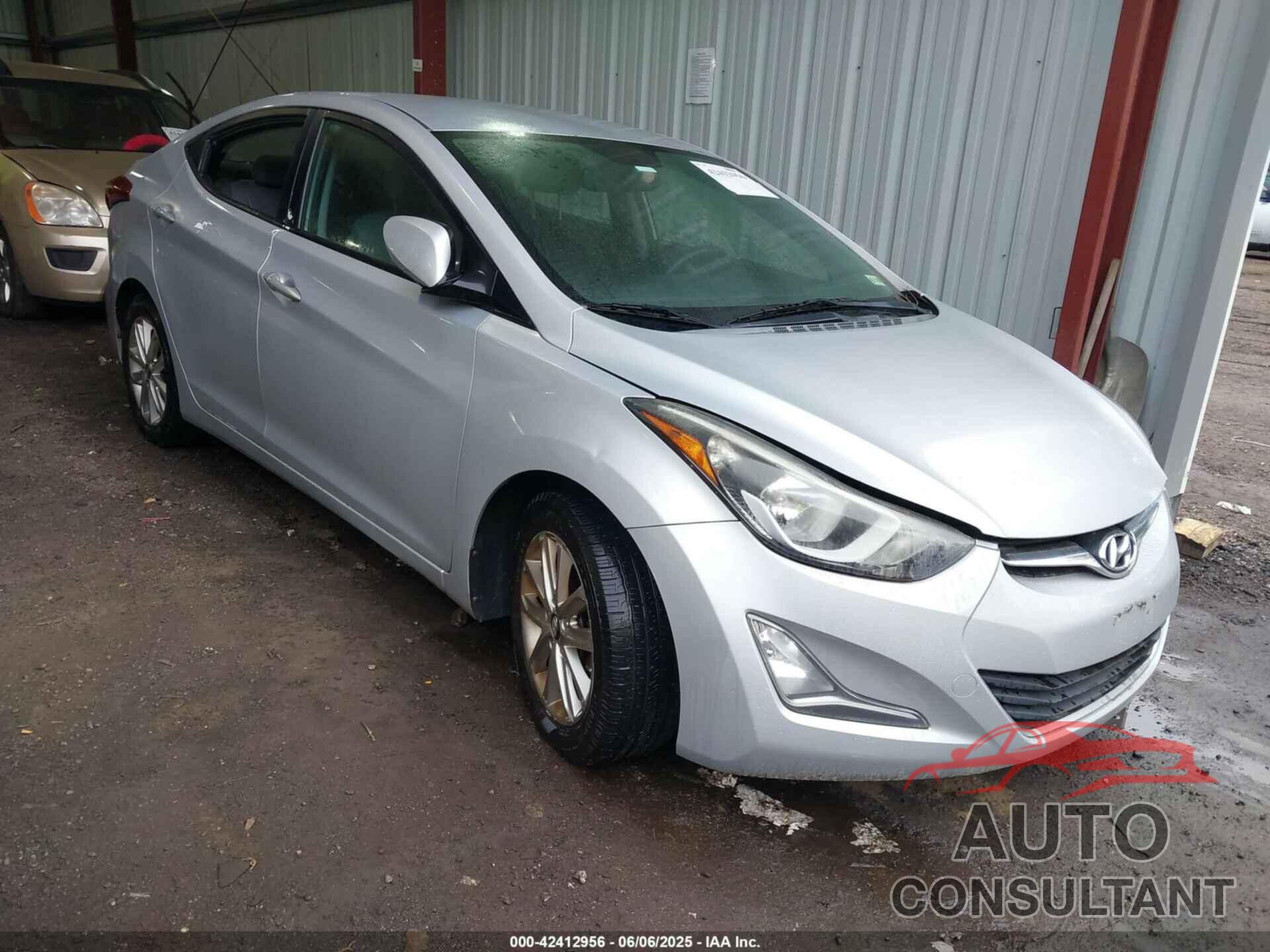 HYUNDAI ELANTRA 2014 - KMHDH4AE2EU163398