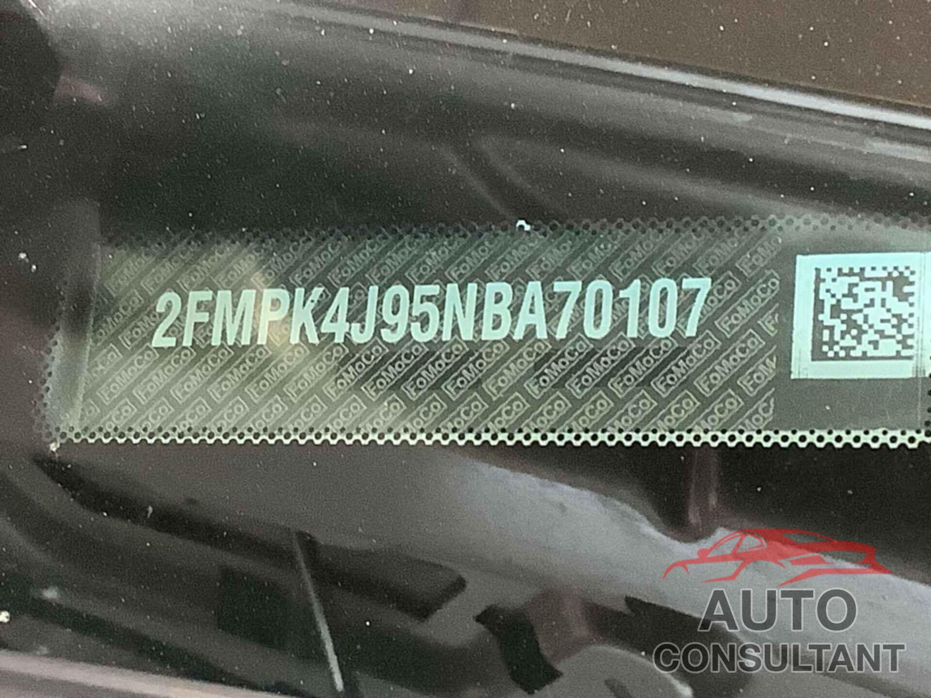 FORD EDGE 2022 - 2FMPK4J95NBA70107