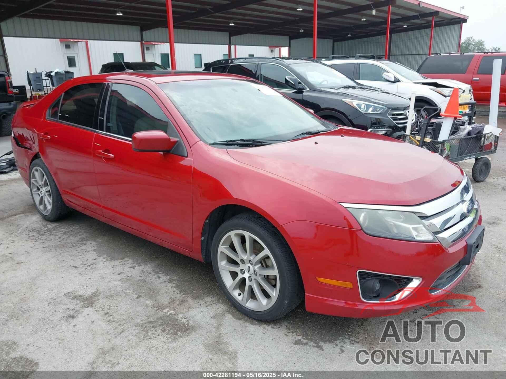 FORD FUSION 2010 - 3FAHP0JG8AR166848
