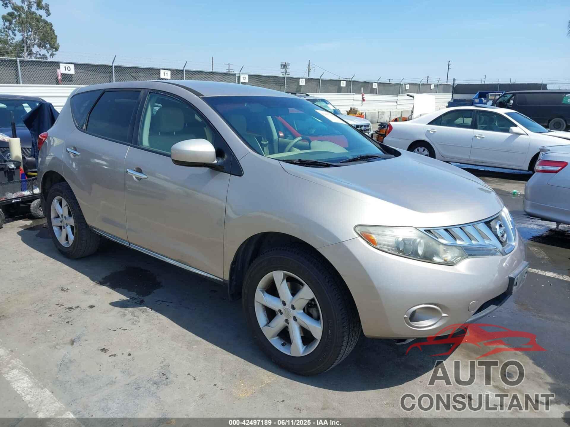NISSAN MURANO 2010 - JN8AZ1MU4AW016170