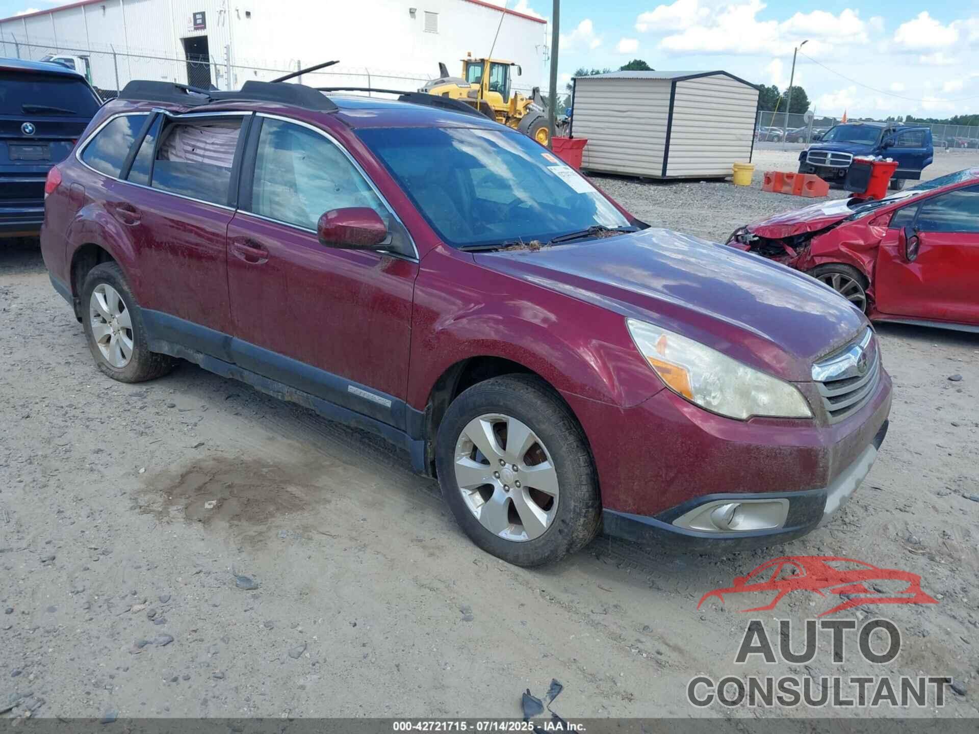 SUBARU OUTBACK 2011 - 4S4BRDKC5B2388083