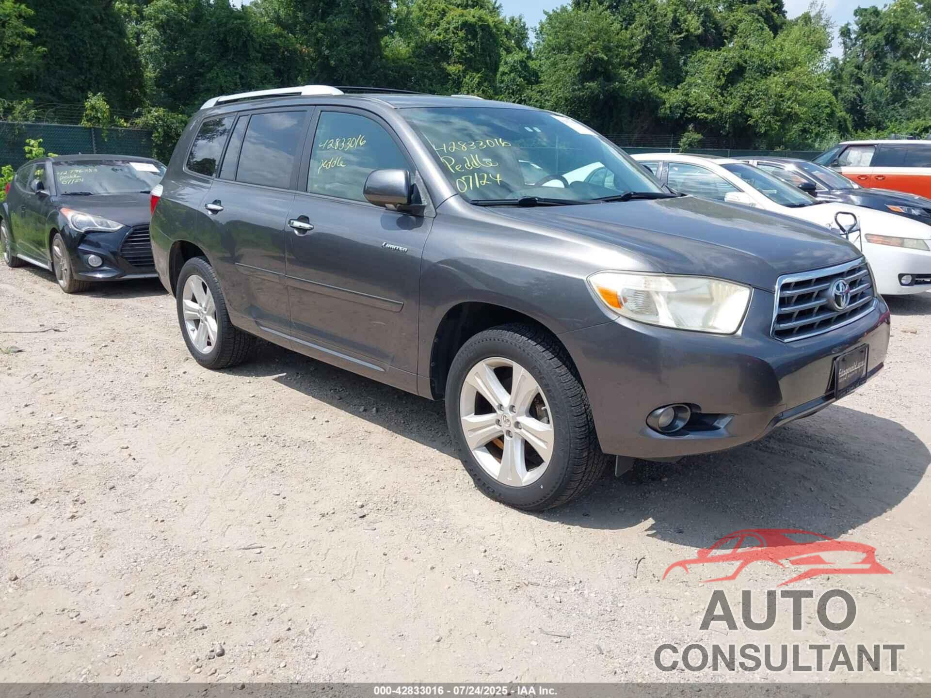 TOYOTA HIGHLANDER 2010 - JTEDK3EH2A2154190