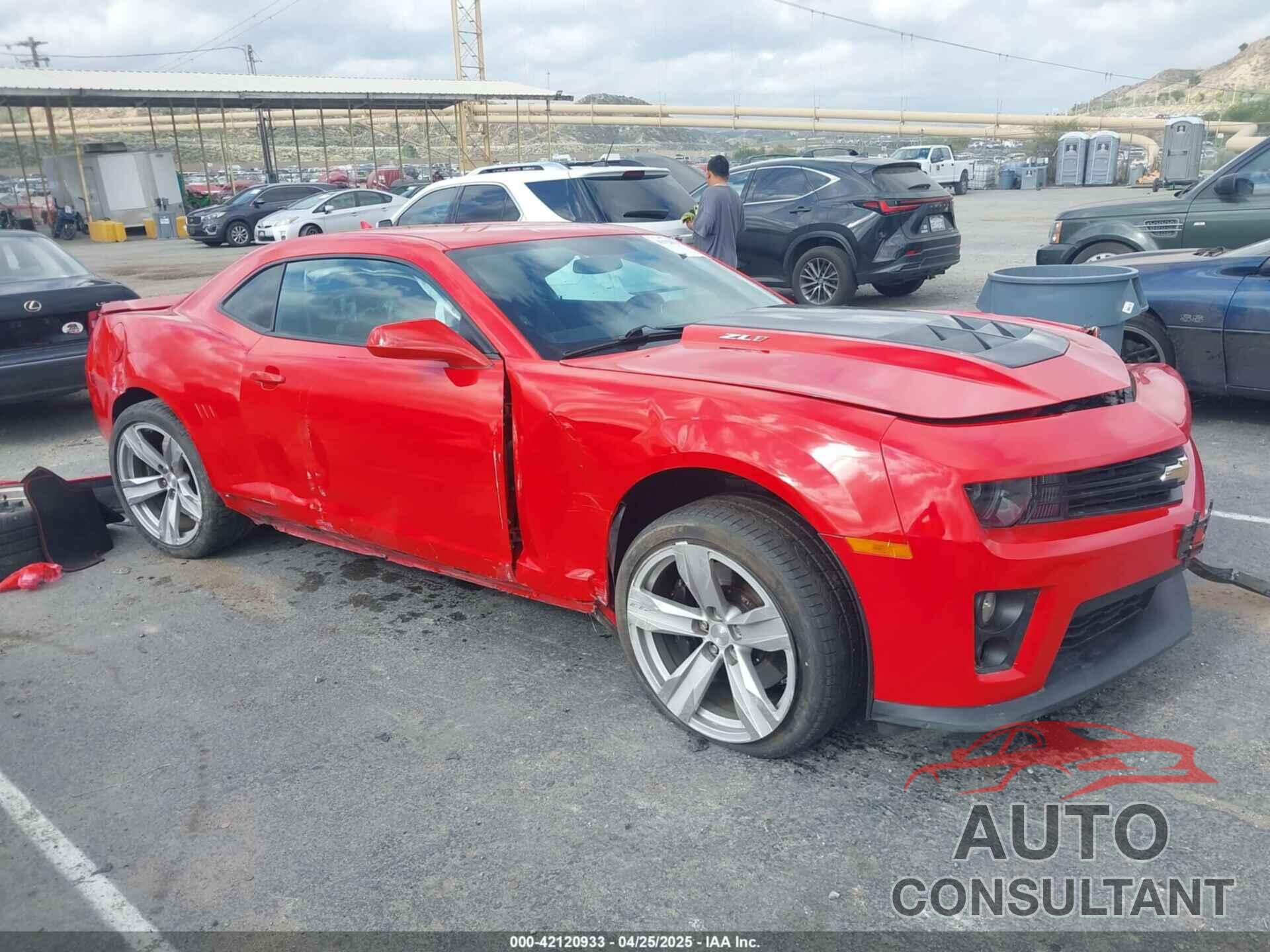 CHEVROLET CAMARO 2013 - 2G1FZ1EPXD9801602