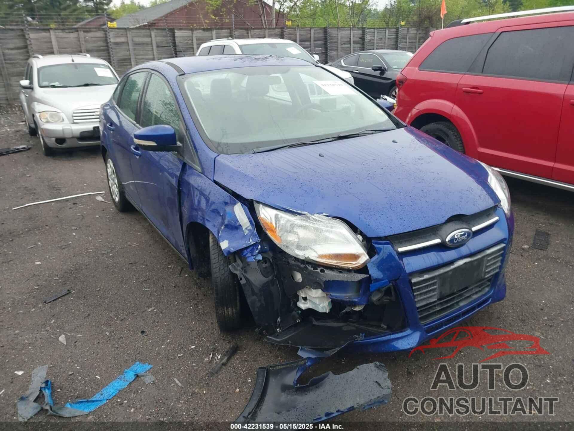 FORD FOCUS 2012 - 1FAHP3F23CL345654