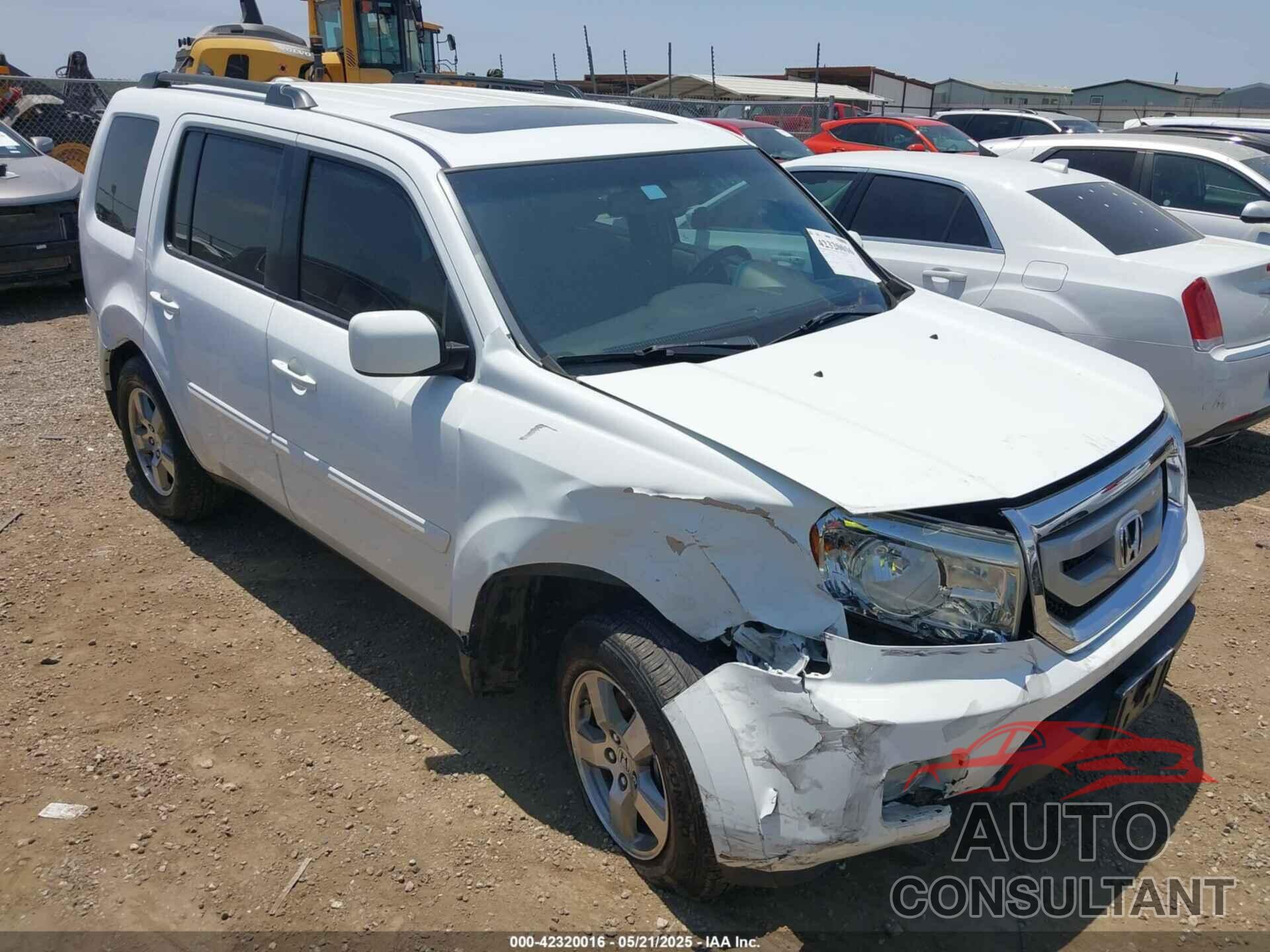 HONDA PILOT 2009 - 5FNYF38549B025422