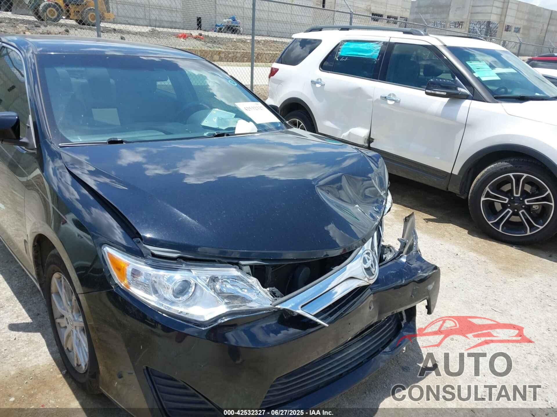 TOYOTA CAMRY 2012 - 4T4BF1FK3CR187528