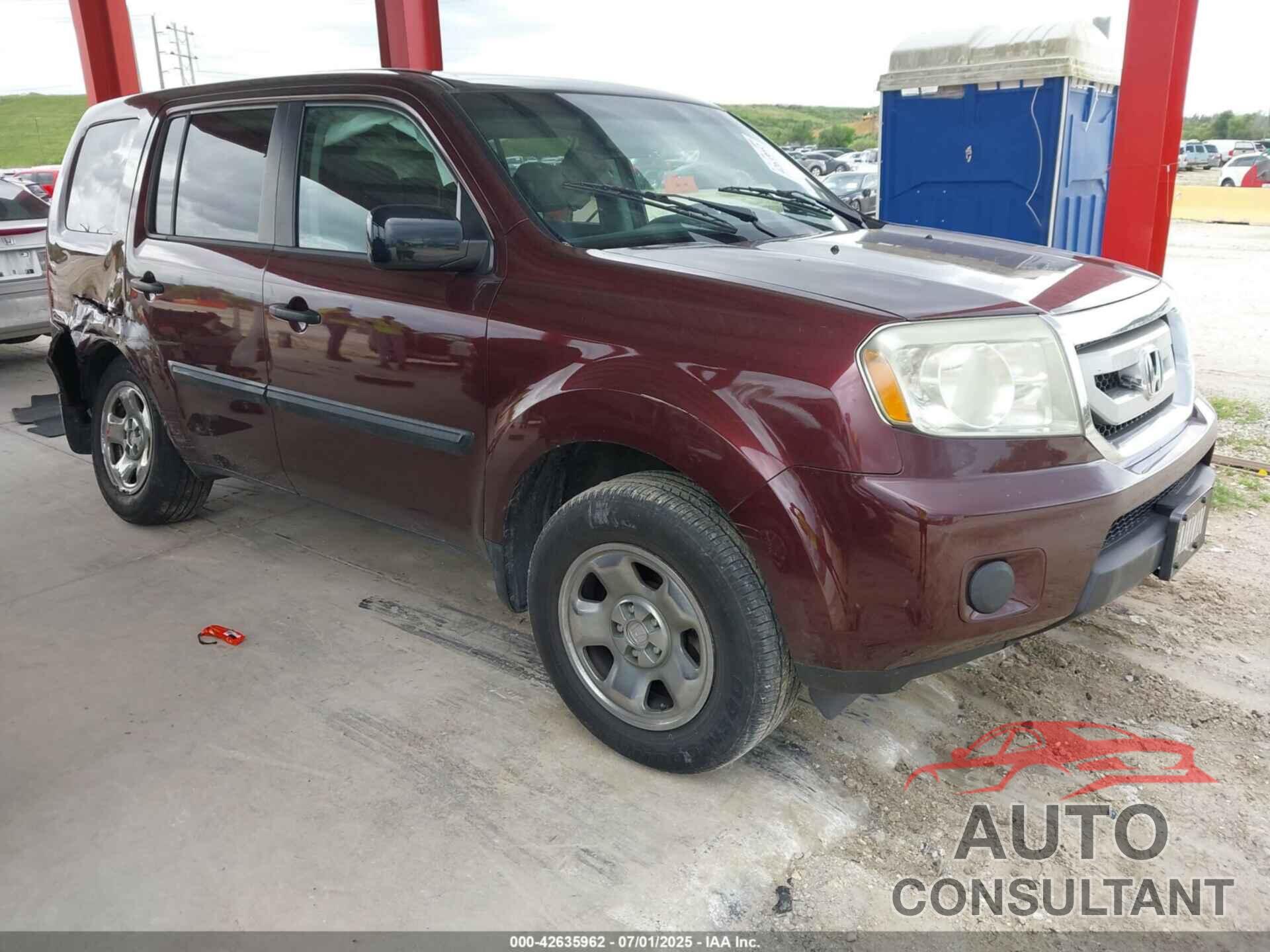 HONDA PILOT 2011 - 5FNYF4H26BB018165