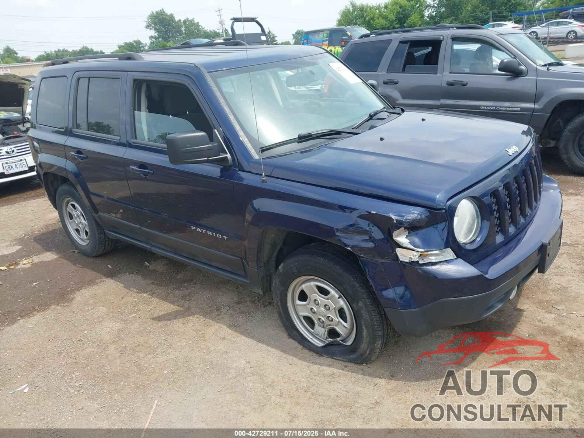 JEEP PATRIOT 2017 - 1C4NJRBB4HD105456