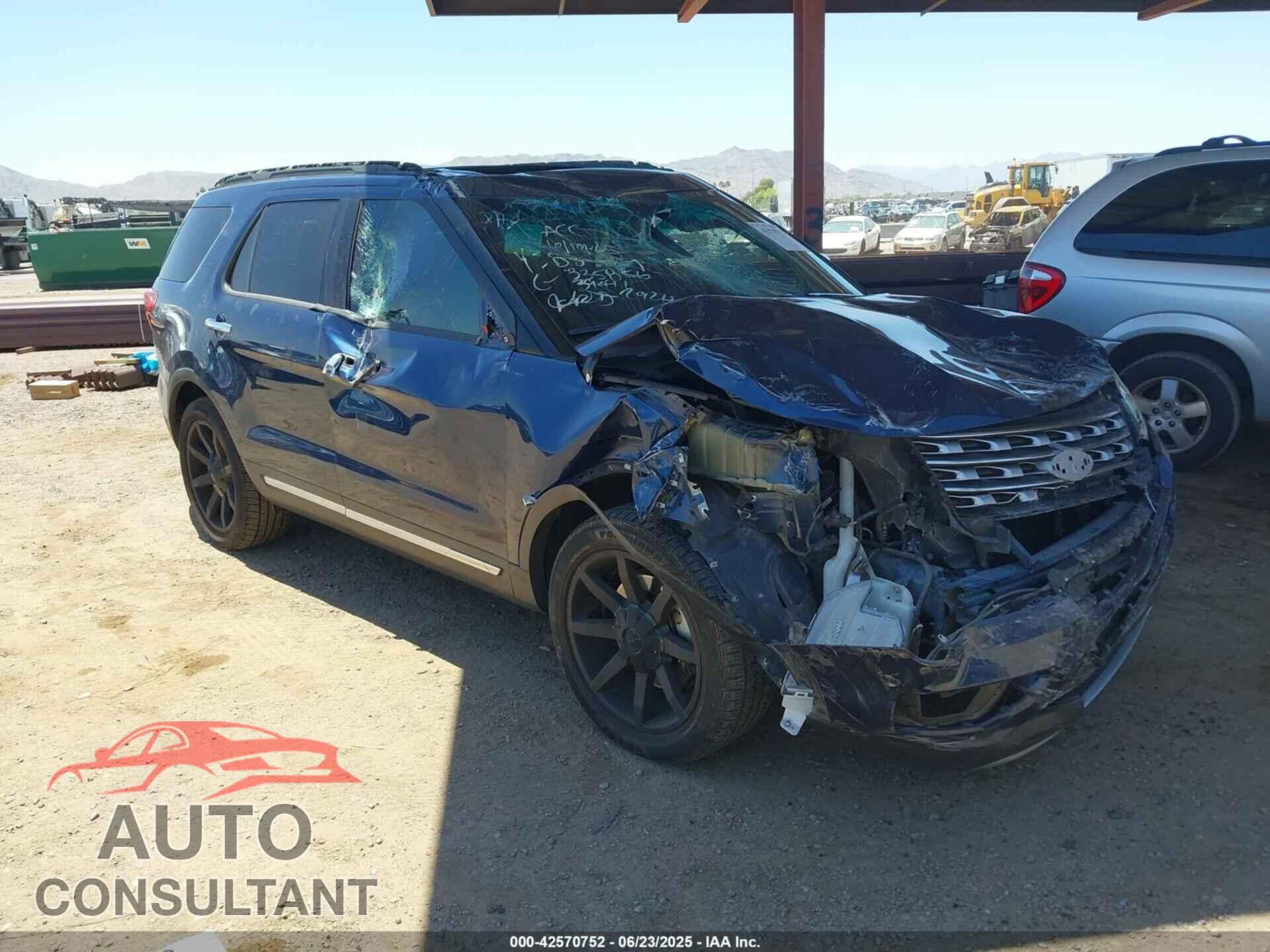 FORD EXPLORER 2016 - 1FM5K7F85GGB80224