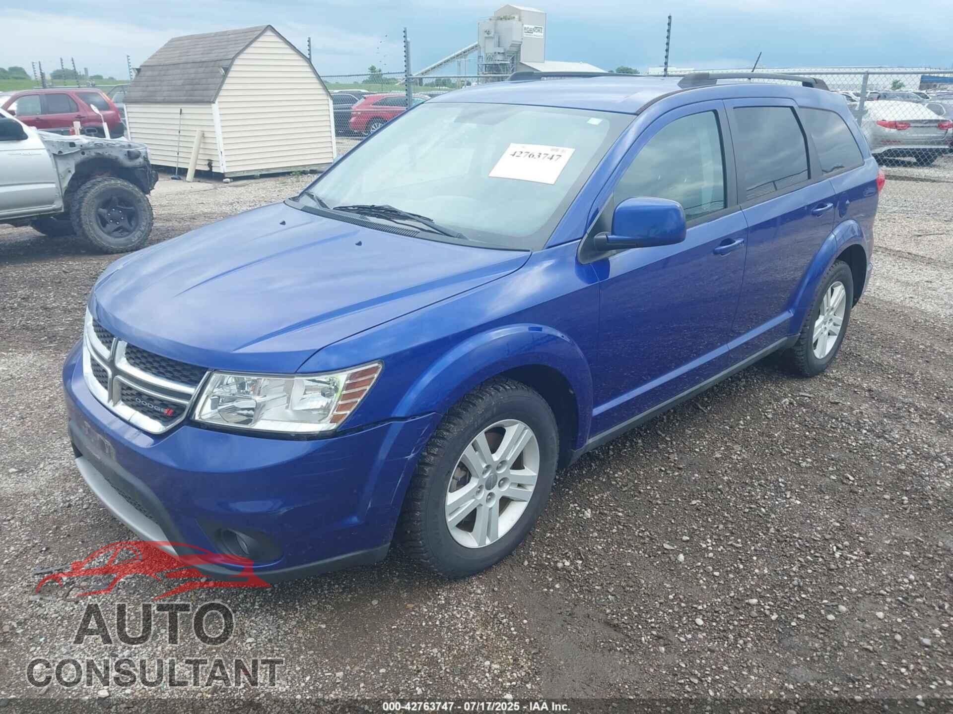 DODGE JOURNEY 2012 - 3C4PDCBB2CT341667