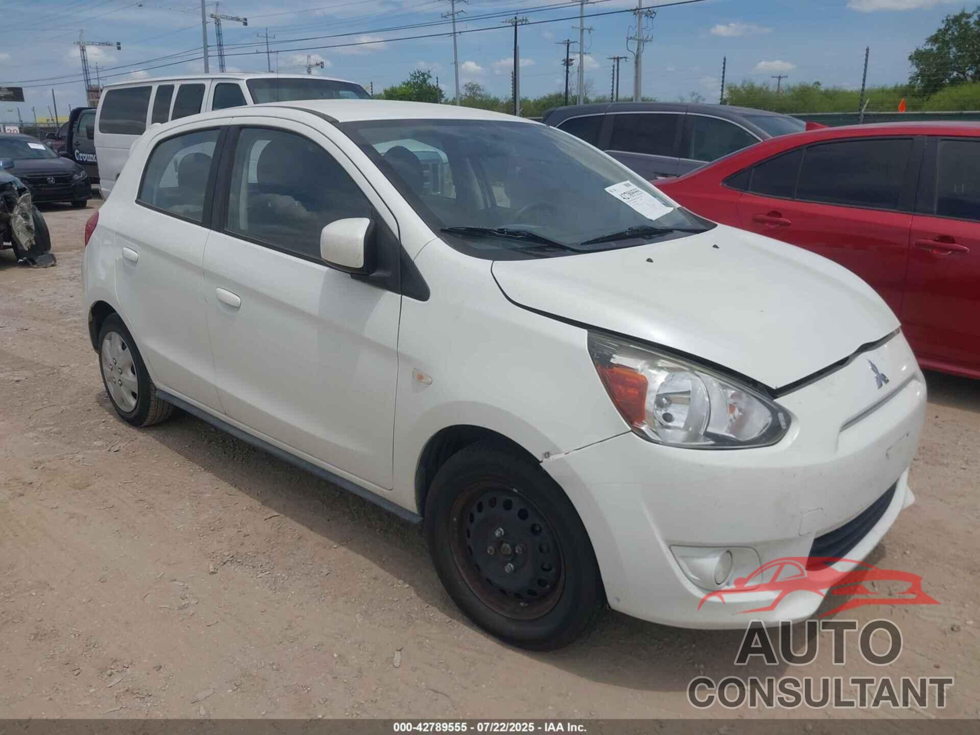 MITSUBISHI MIRAGE 2015 - ML32A3HJ8FH046970