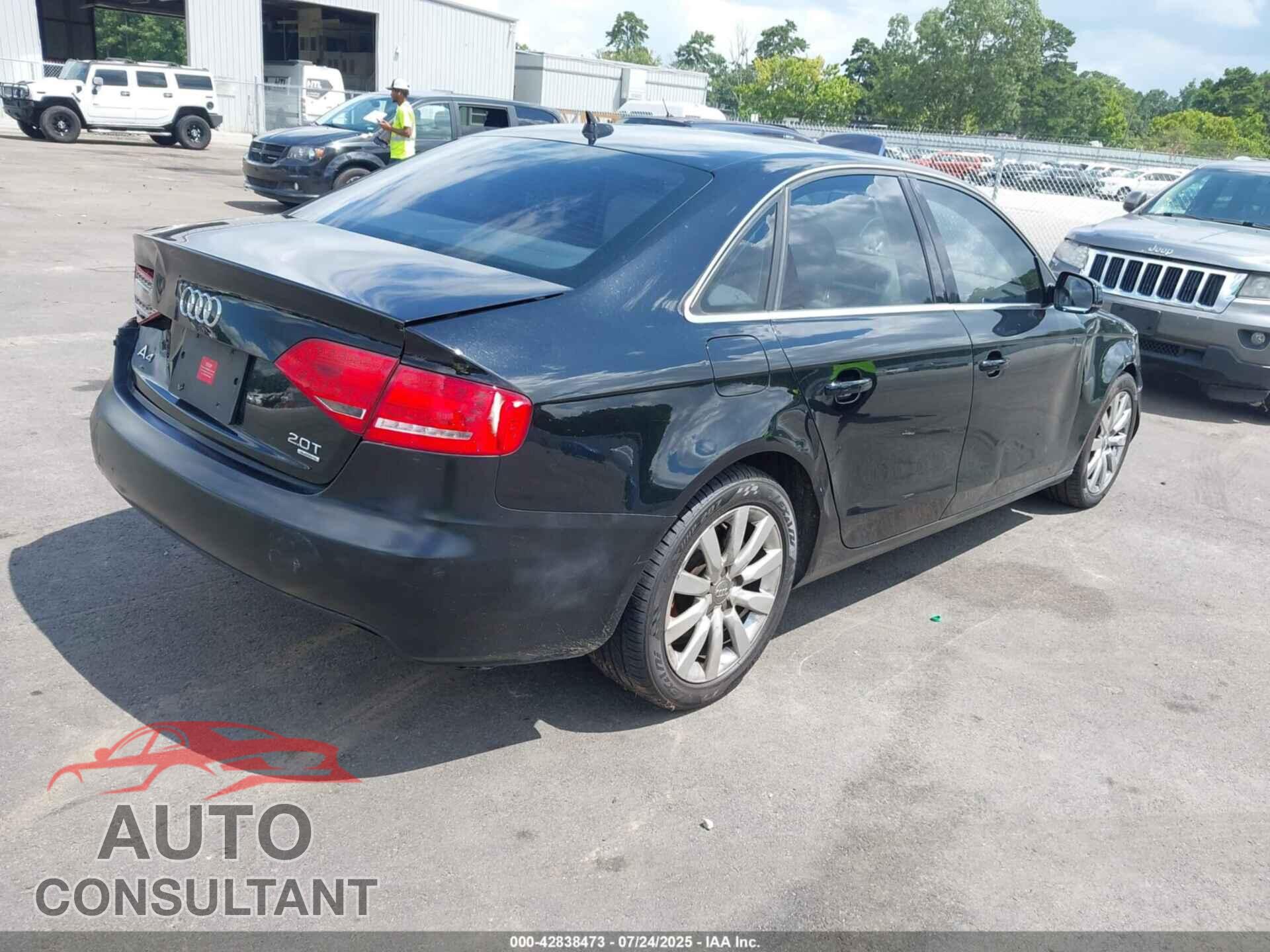 AUDI A4 2012 - WAUBFAFL9CN020167