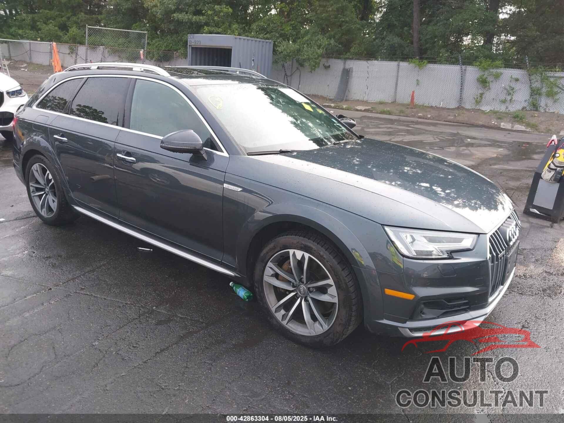 AUDI A4 ALLROAD 2017 - WA19NAF44HA158706