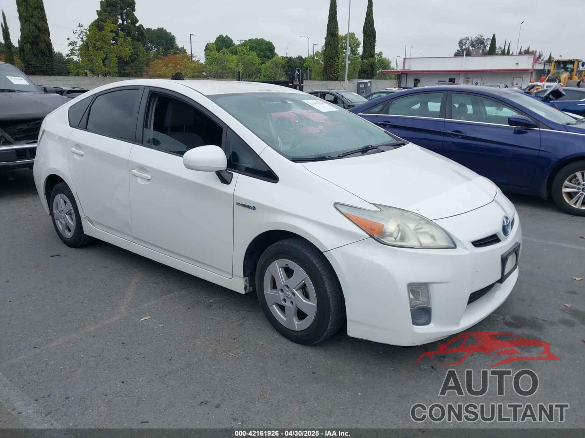 TOYOTA PRIUS 2010 - JTDKN3DUXA1291725