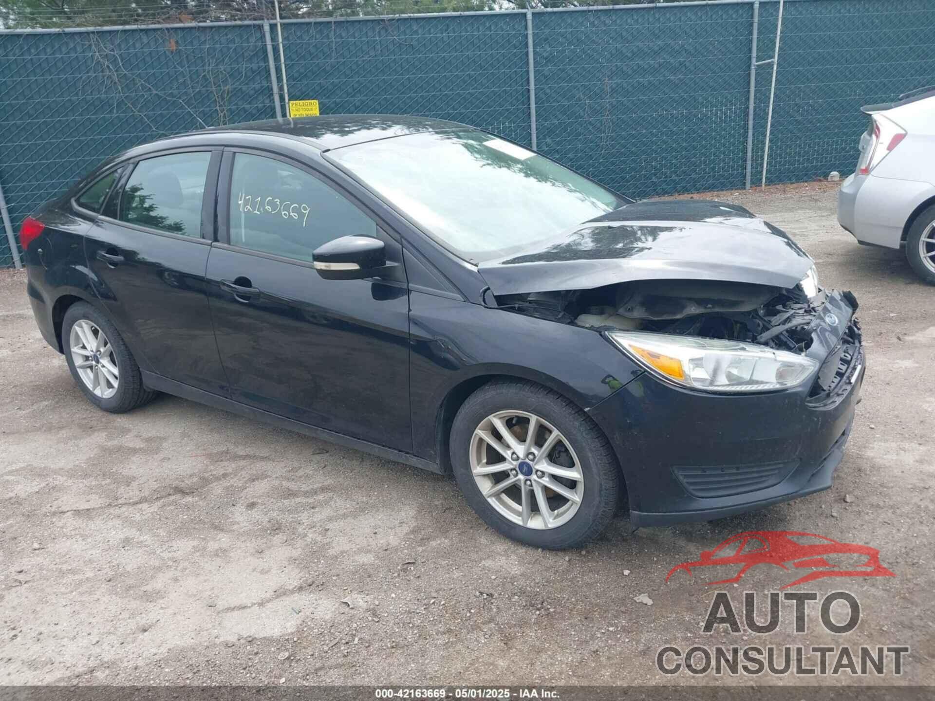 FORD FOCUS 2017 - 1FADP3F25HL239809