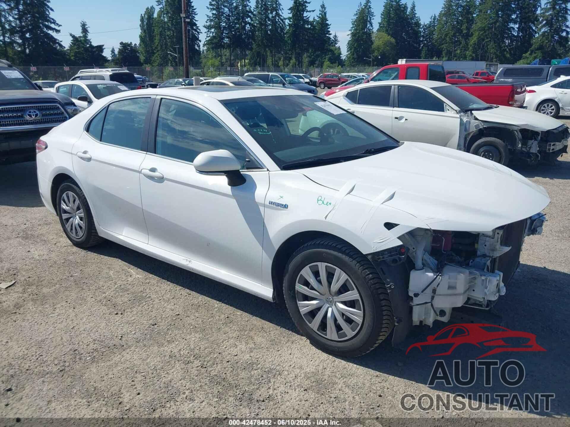 TOYOTA CAMRY 2020 - 4T1E31AK8LU529949