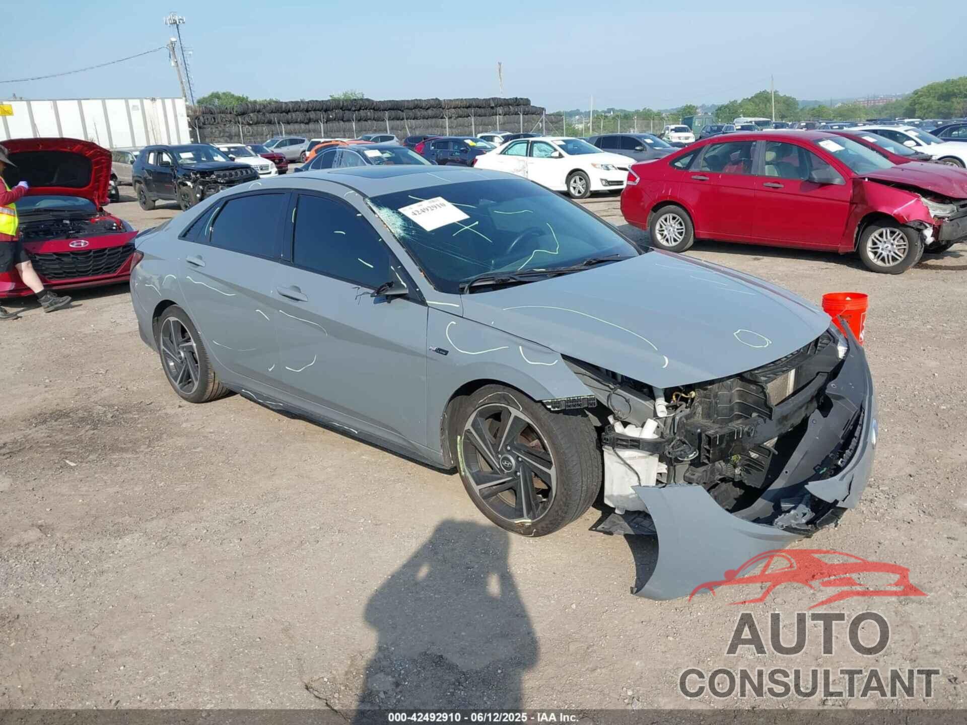HYUNDAI ELANTRA 2021 - KMHLR4AFXMU130407