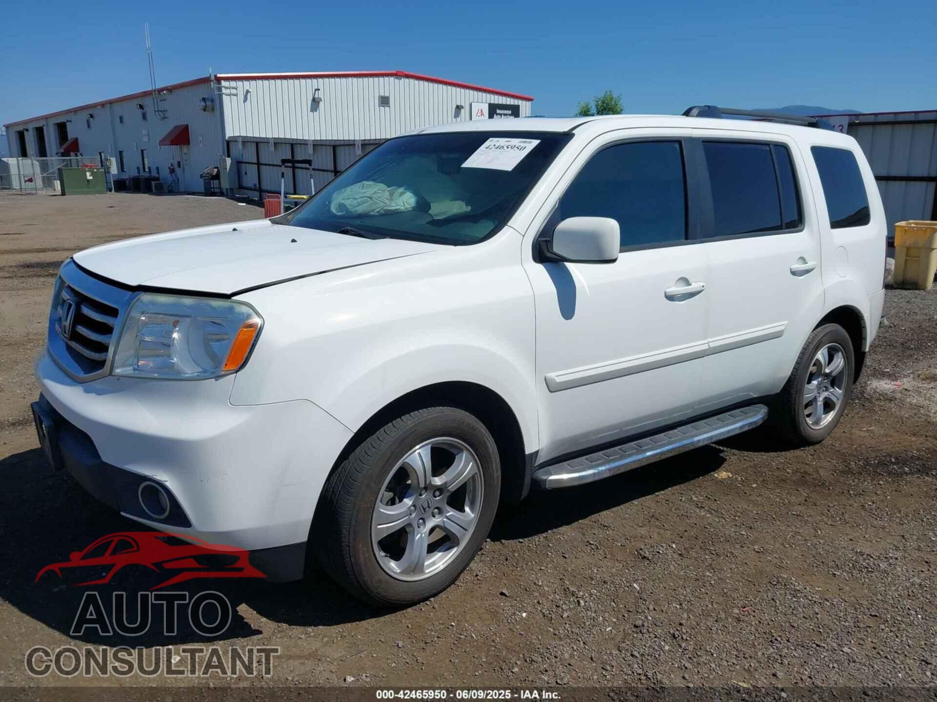 HONDA PILOT 2013 - 5FNYF3H54DB012162