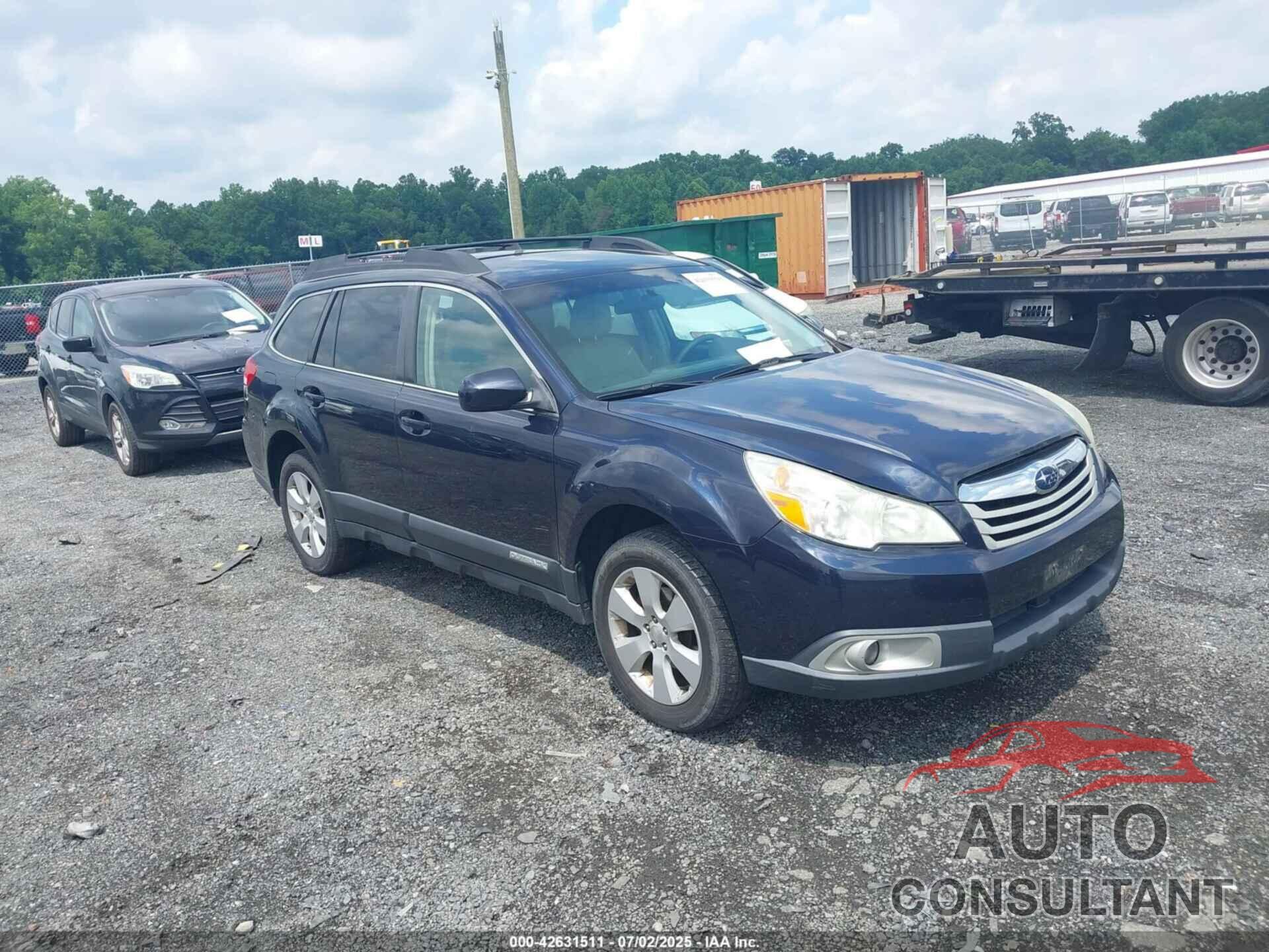 SUBARU OUTBACK 2012 - 4S4BRBBC0C3275724
