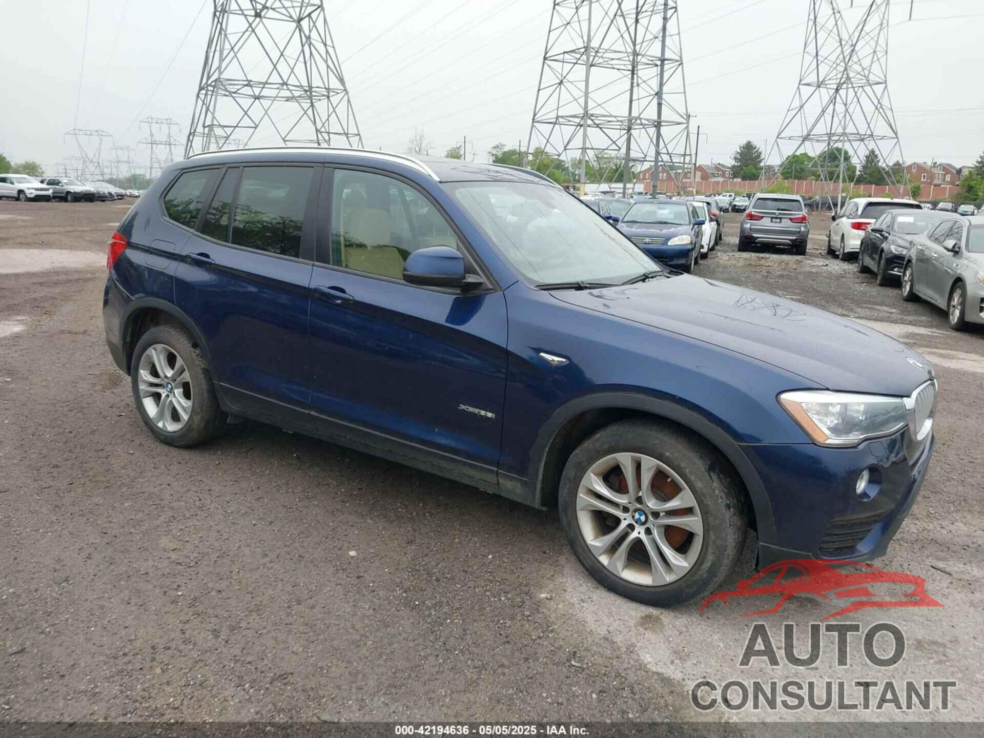 BMW X3 2015 - 5UXWX7C54F0K34574