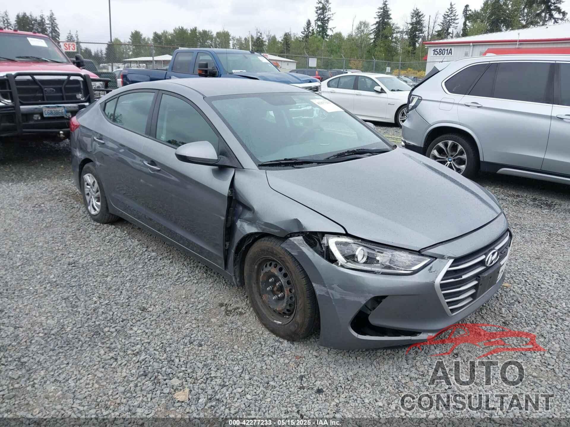 HYUNDAI ELANTRA 2018 - 5NPD74LF3JH359898