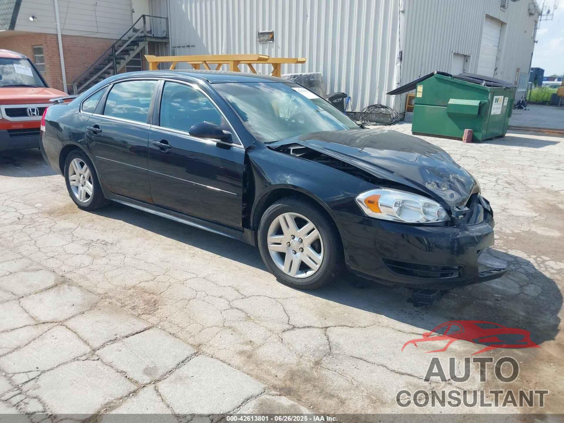 CHEVROLET IMPALA 2012 - 2G1WG5E38C1189746