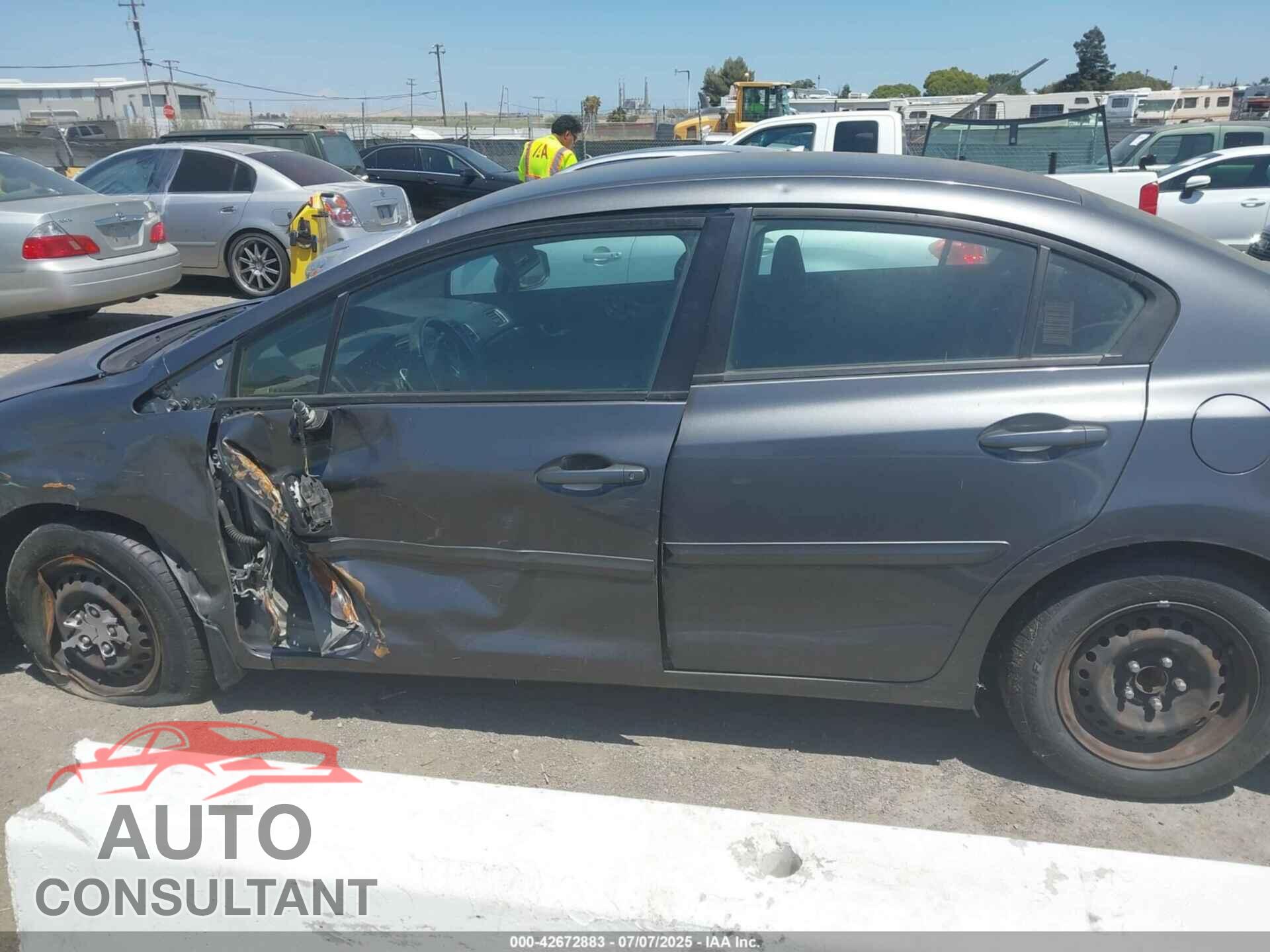 HONDA CIVIC 2013 - 19XFB2F55DE227572