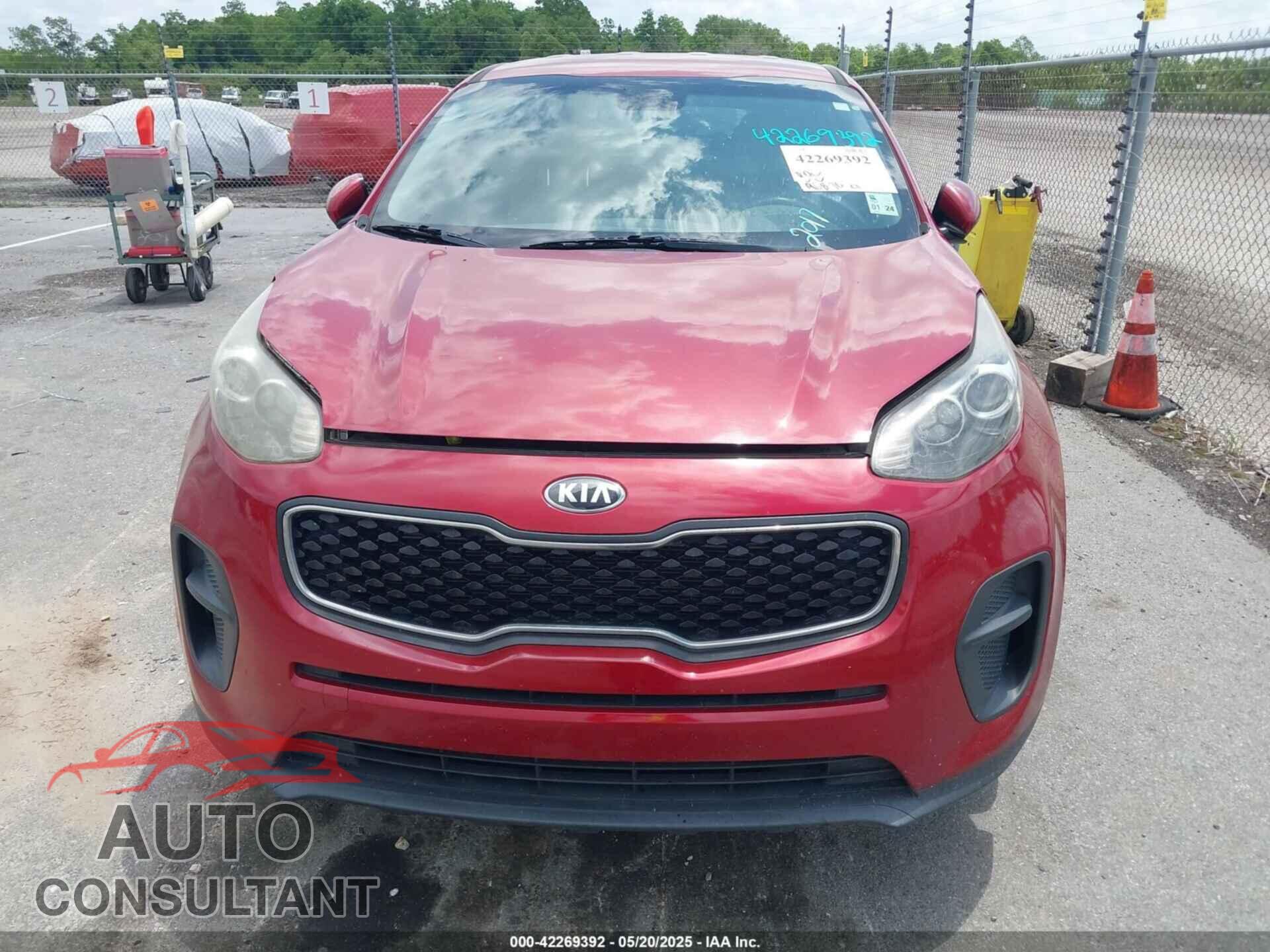 KIA SPORTAGE 2017 - KNDPM3AC4H7209614