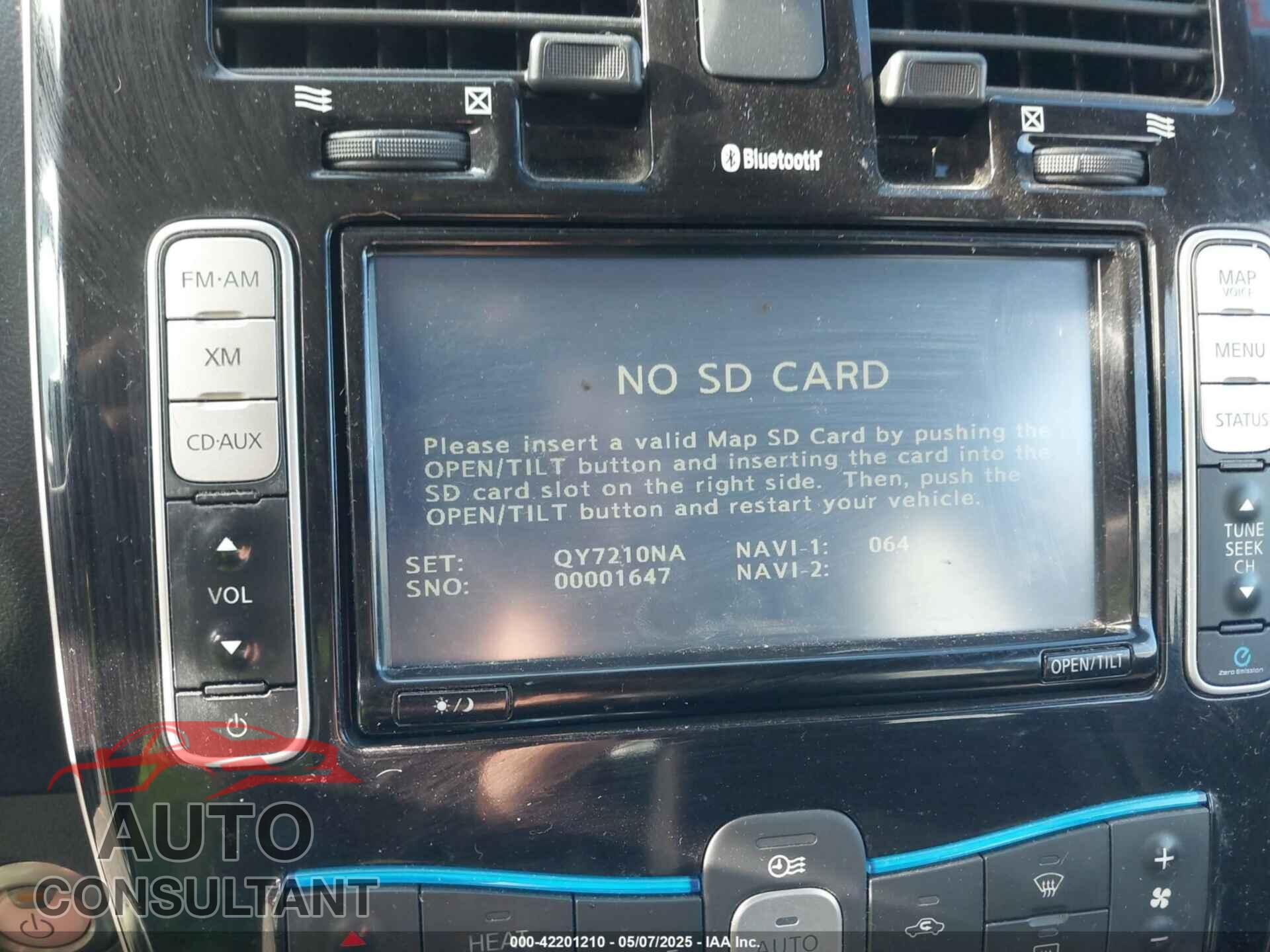 NISSAN LEAF 2013 - 1N4AZ0CP3DC401314