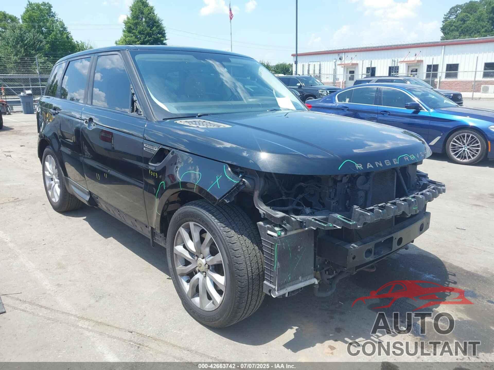 LAND ROVER RANGE ROVER SPORT 2015 - SALWR2VFXFA612193