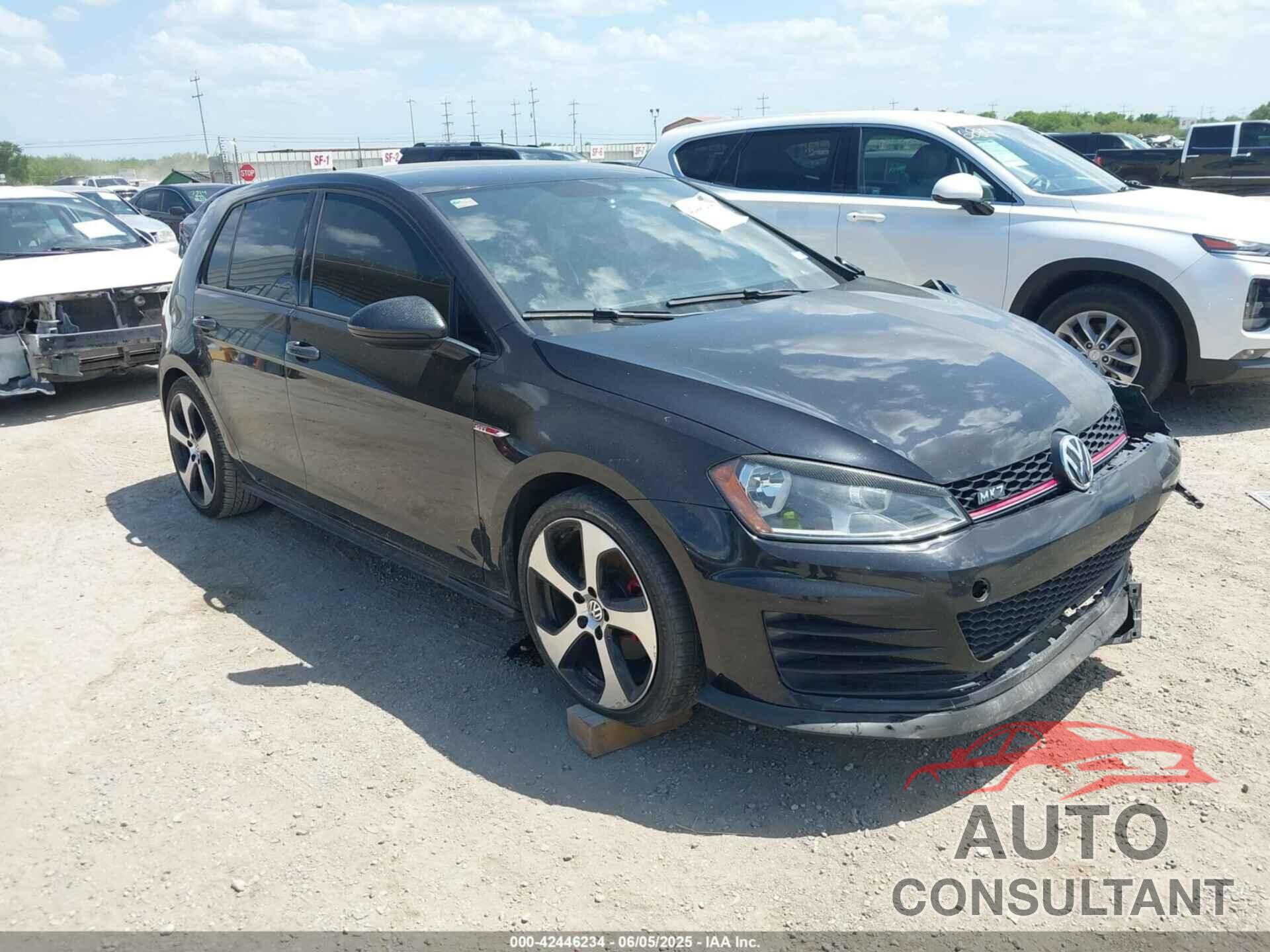 VOLKSWAGEN GOLF GTI 2016 - 3VW4T7AU3GM002851