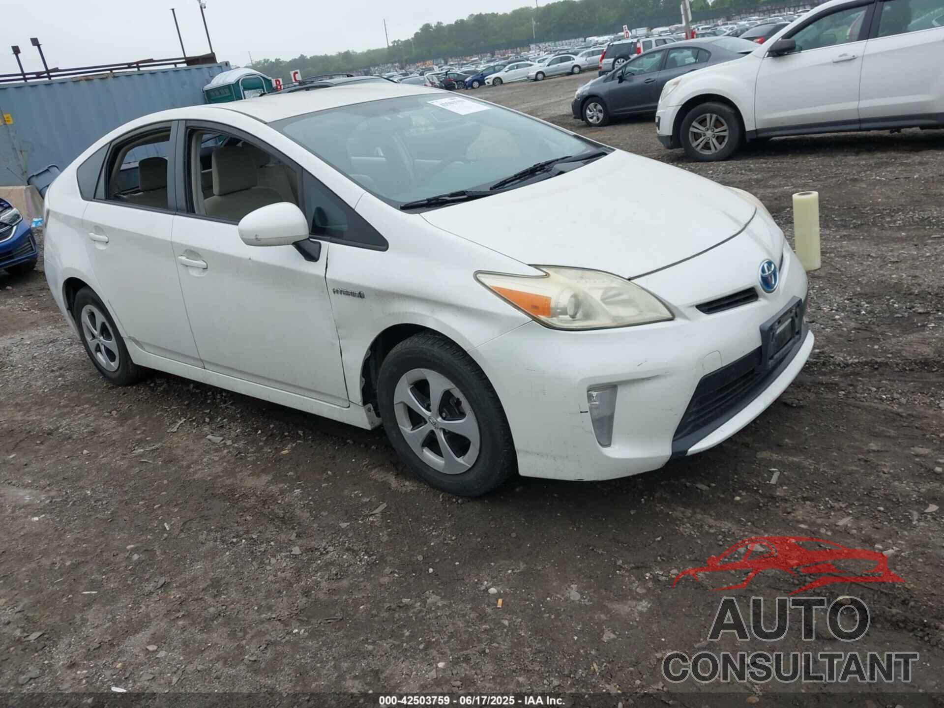TOYOTA PRIUS 2013 - JTDKN3DU1D0346220