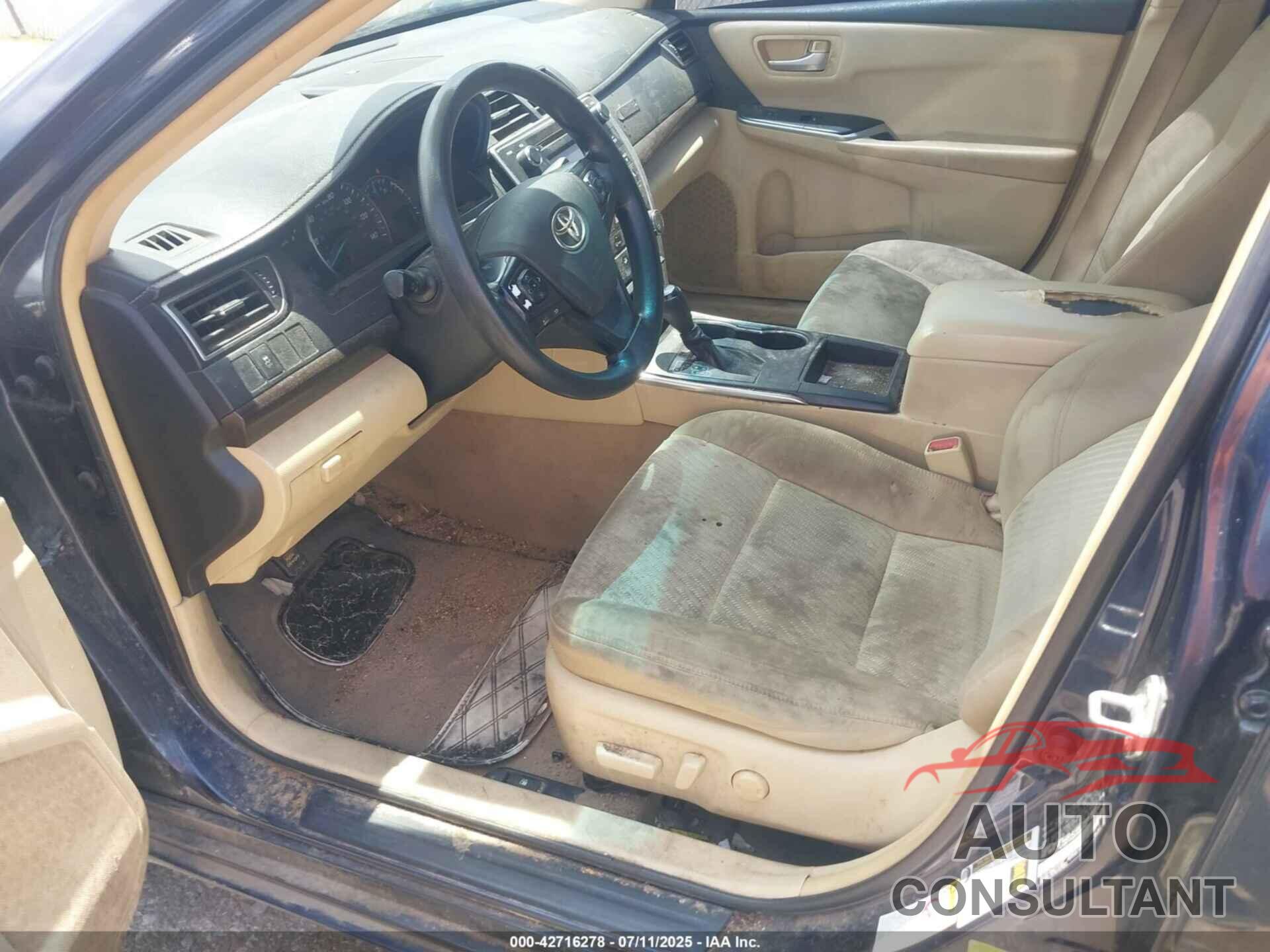TOYOTA CAMRY 2015 - 4T4BF1FK0FR483742
