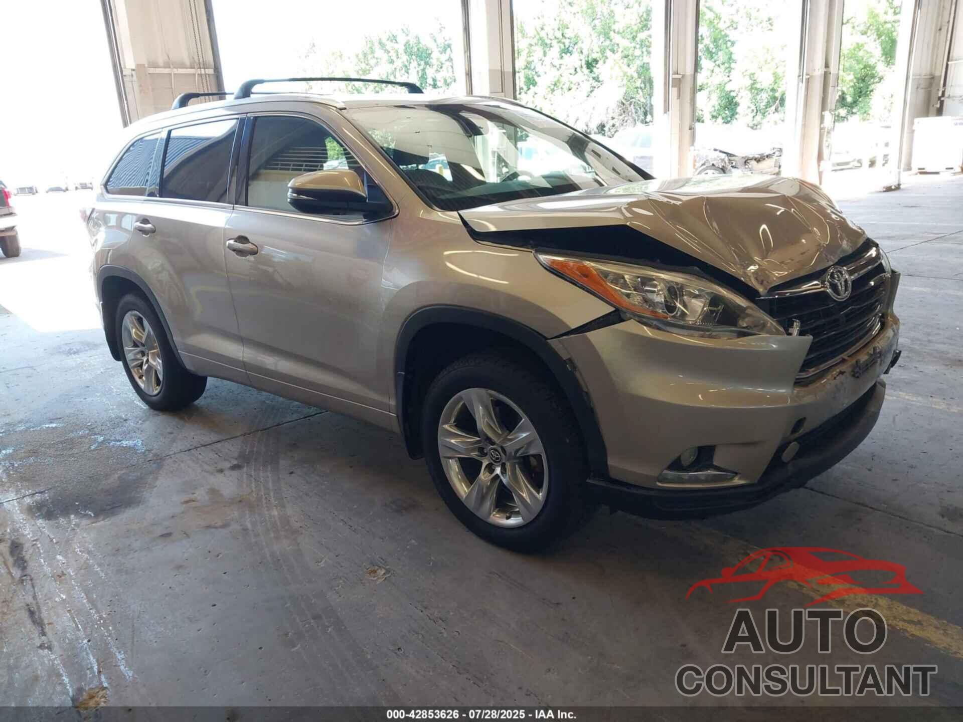 TOYOTA HIGHLANDER 2016 - 5TDDKRFH1GS340861