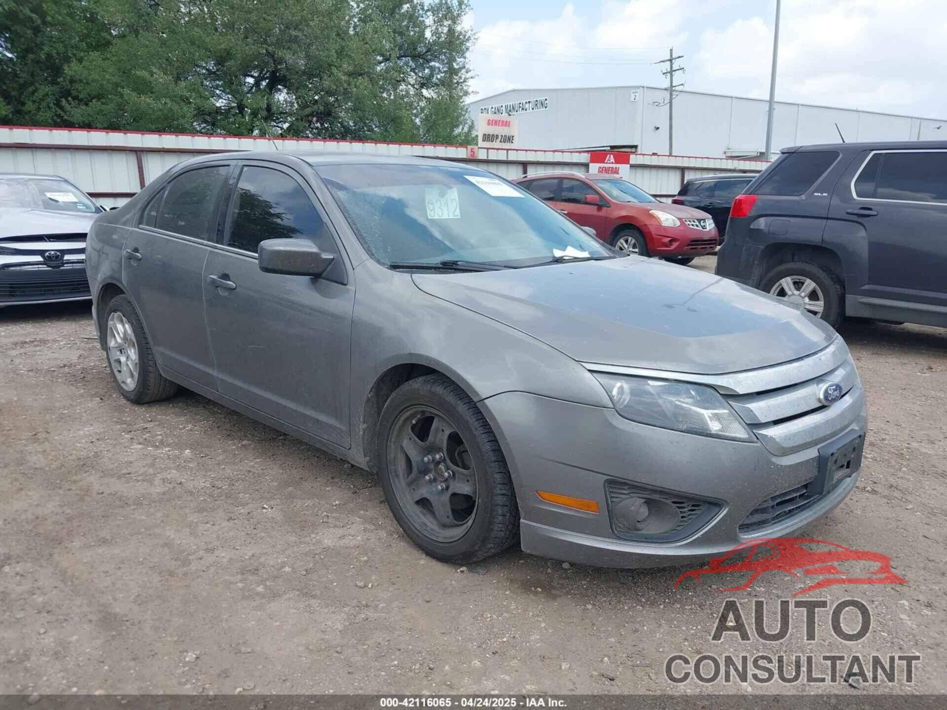 FORD FUSION 2011 - 3FAHP0HA2BR196544