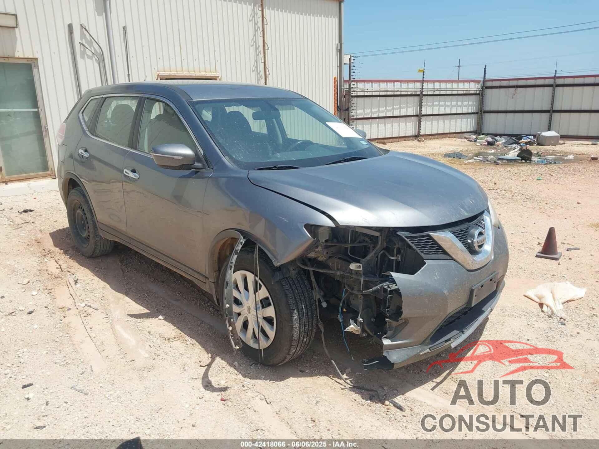NISSAN ROGUE 2015 - KNMAT2MT1FP573999
