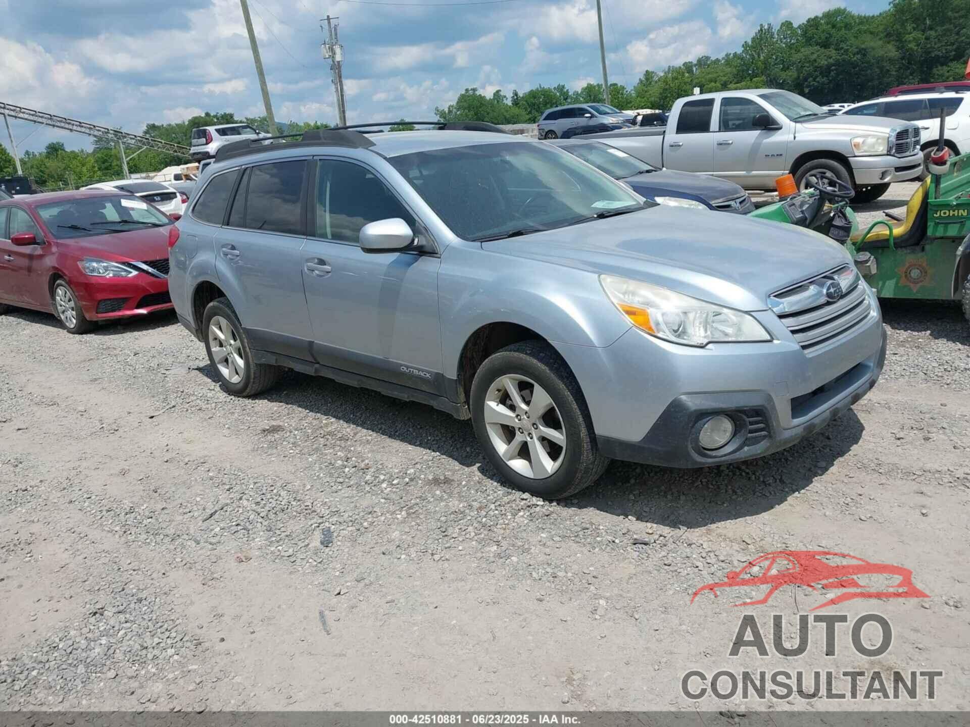 SUBARU OUTBACK 2013 - 4S4BRBCC4D3290467