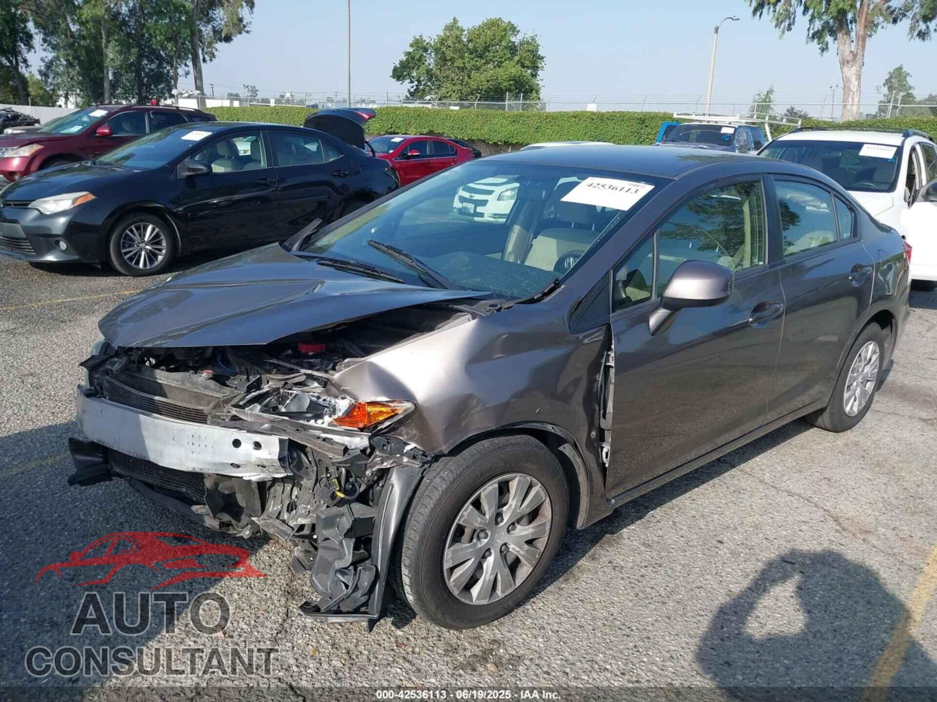 HONDA CIVIC 2012 - JHMFB2F59CS006177