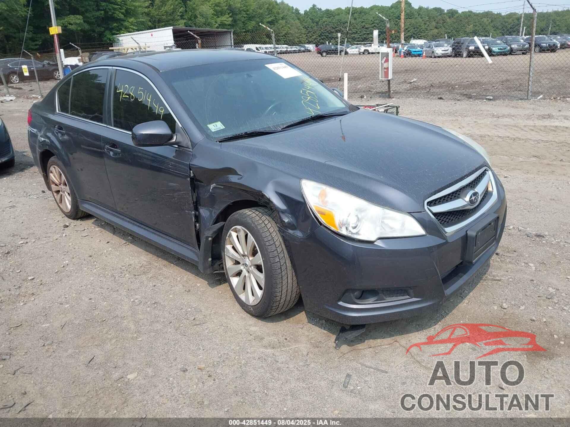 SUBARU LEGACY 2012 - 4S3BMBK63C3023088